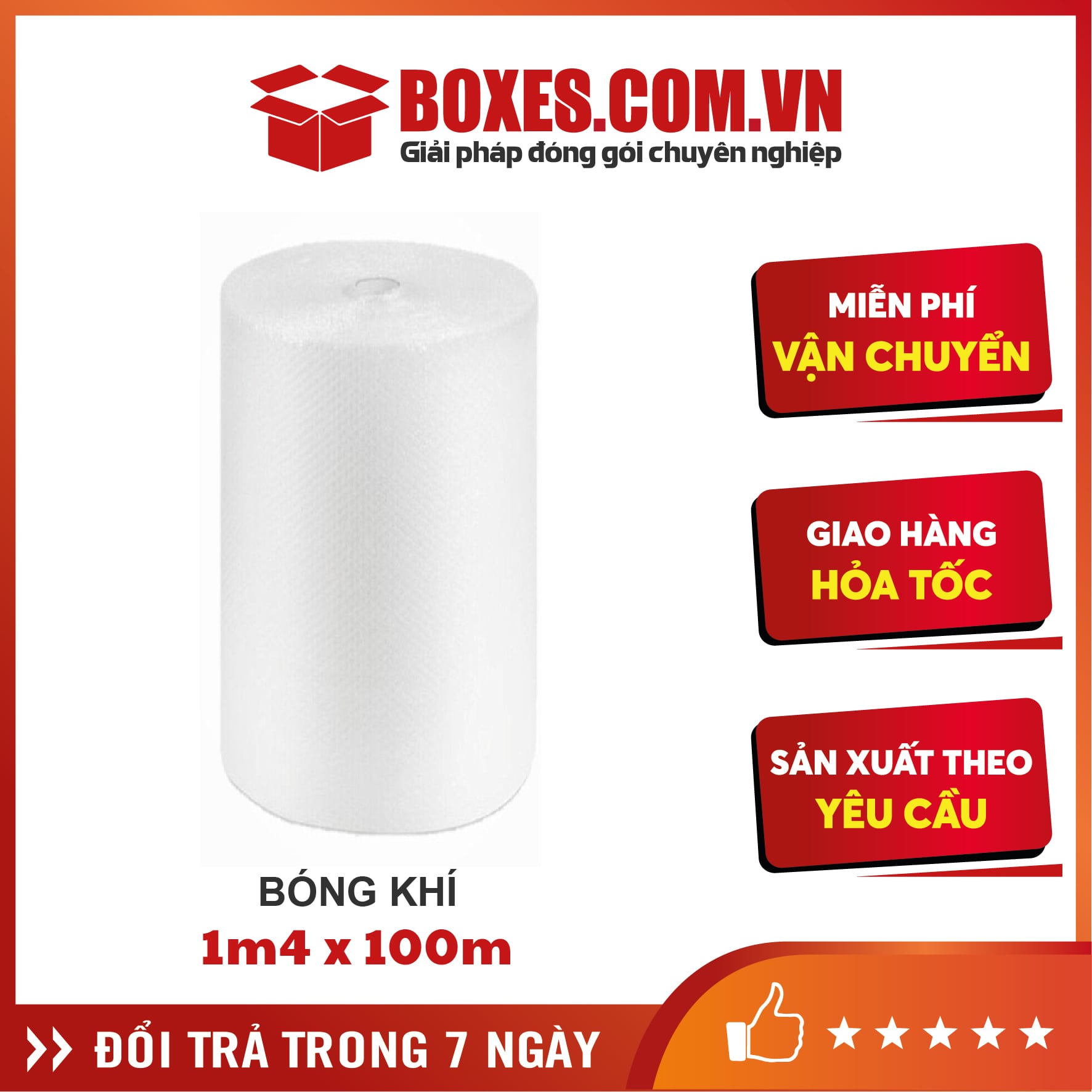 Cuộn bóng khí 1m4x100m – BK14