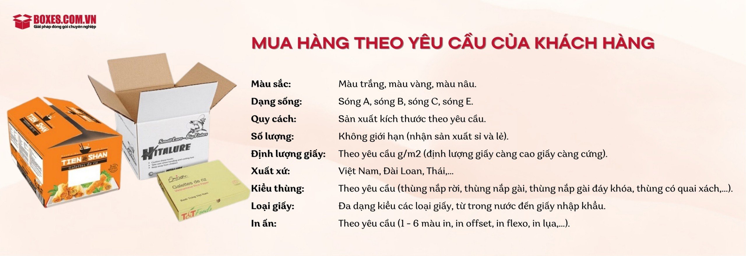 Hộp carton 10x10x10 cm - B17 1 Mua hàng theo yêu cầu