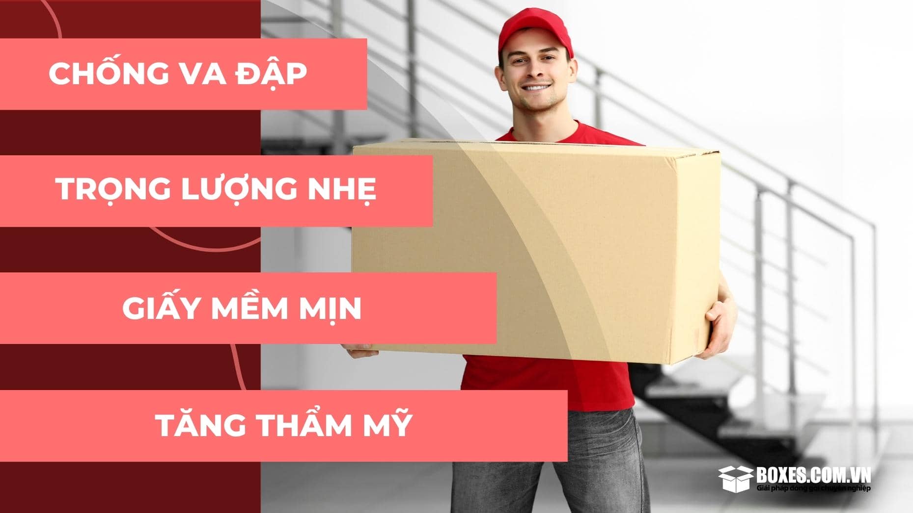 Tính năng của thùng carton 70x50x50 cm