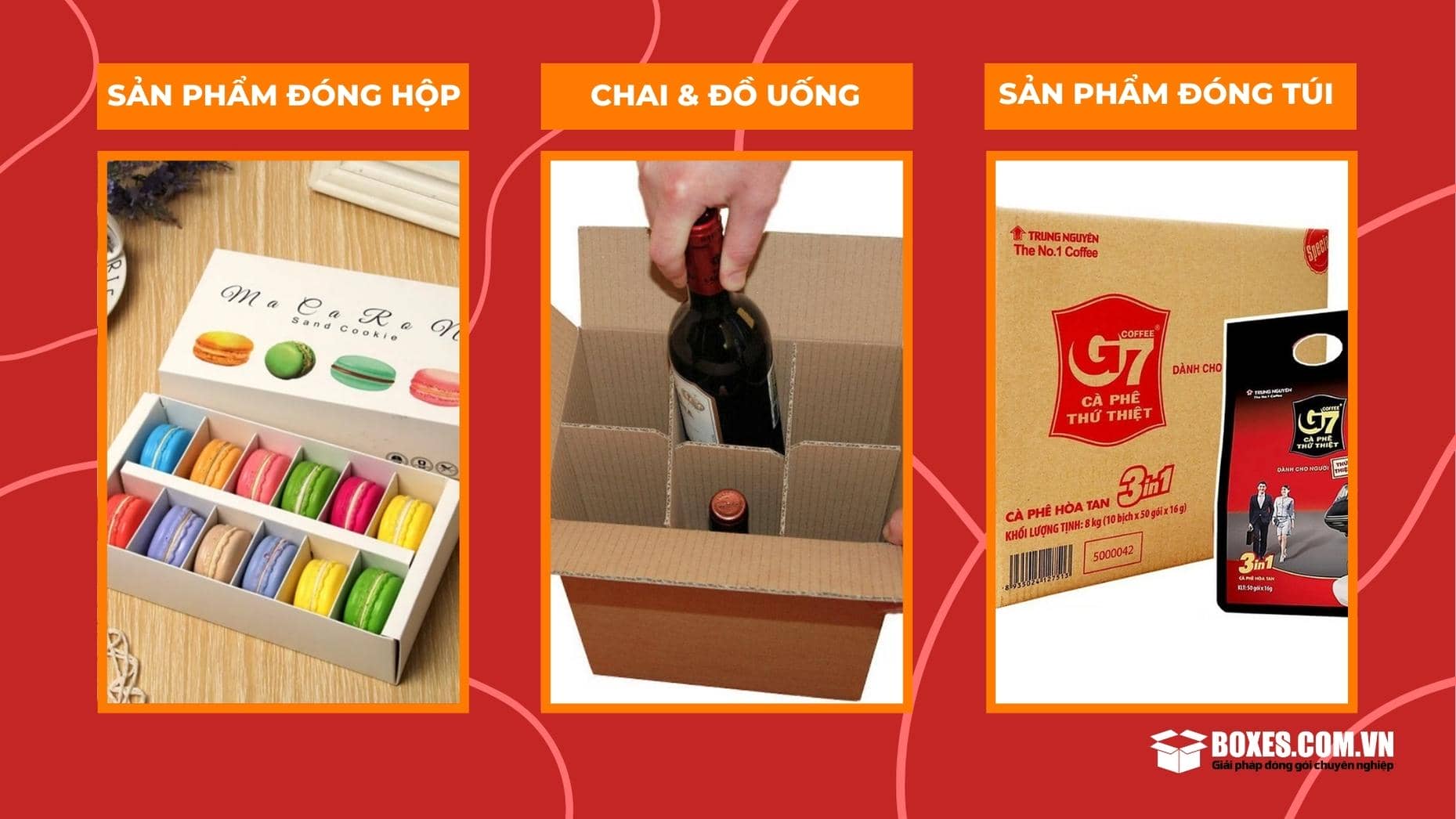 Ứng dụng của thùng carton 40x30x20 cm trong ngành thực phẩm