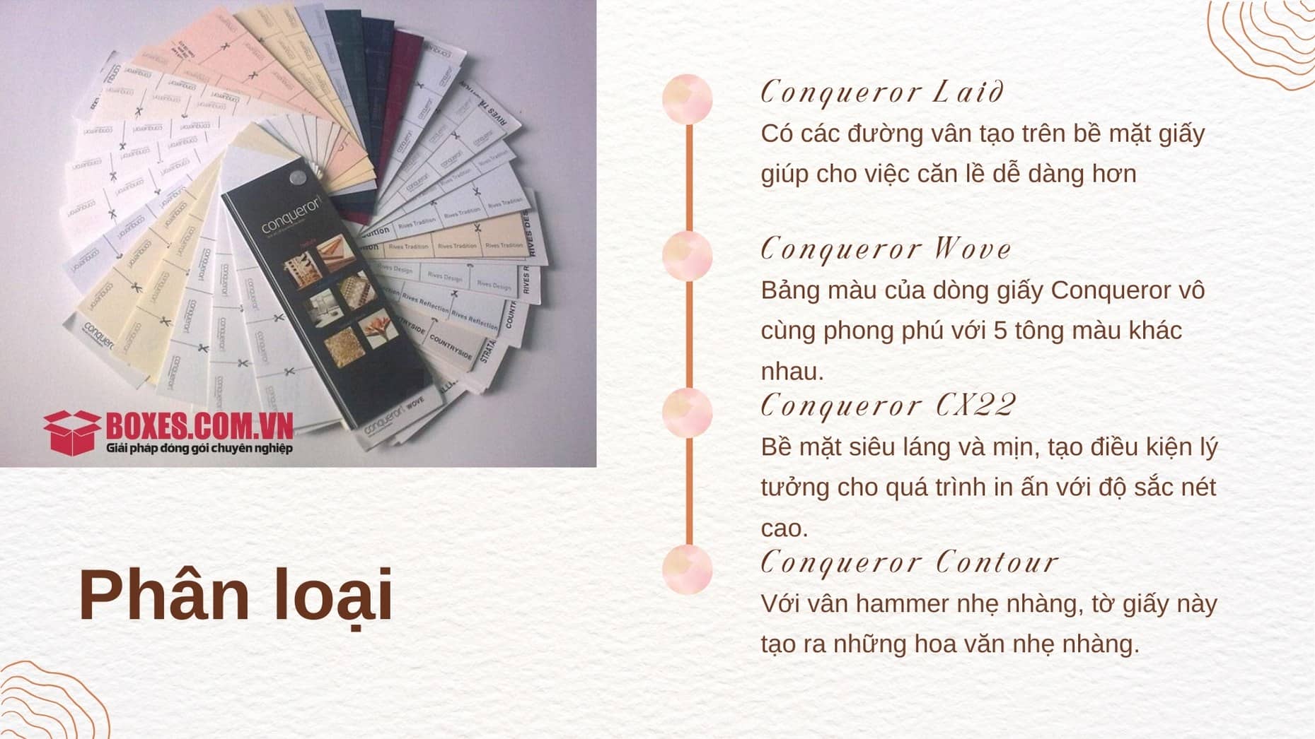 4 loại giấy Conqueror thông dụng