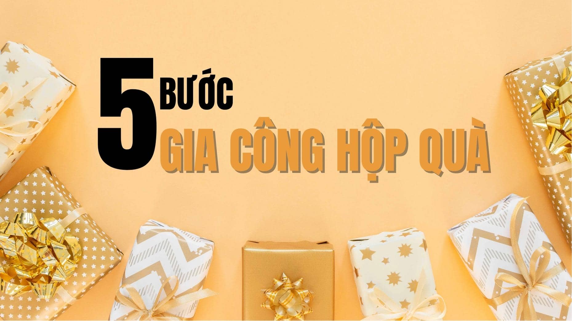 5 bước gia công hộp quà carton chất lượng cao