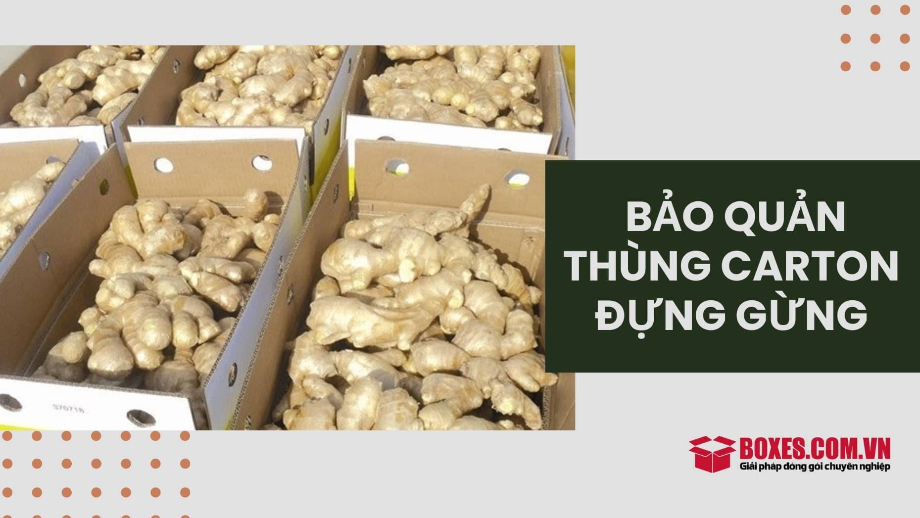 Bảo quản thùng carton không bị méo mó, hư hỏng trong quá trình vận chuyển