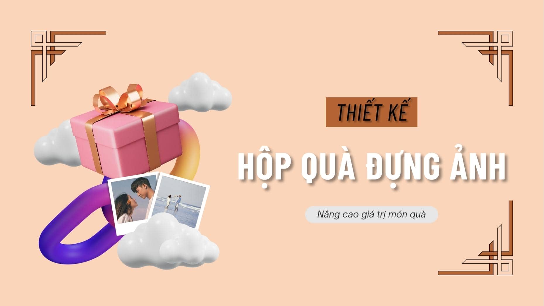 5 Cách thiết kế hộp quà đựng ảnh nâng cao giá trị món quà