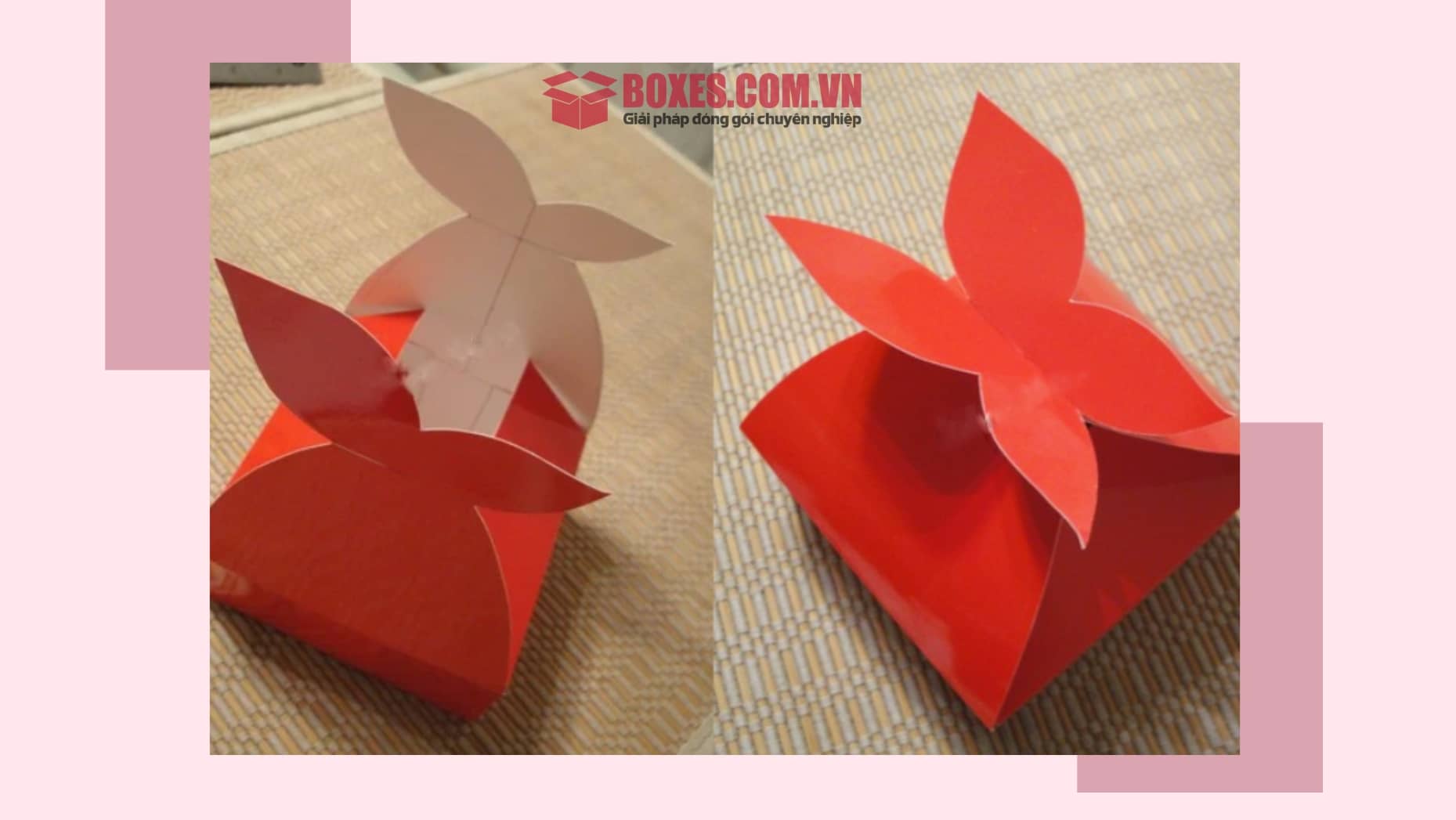 Các hộp giấy đựng kẹo mang tính thẩm mỹ và sáng tạo