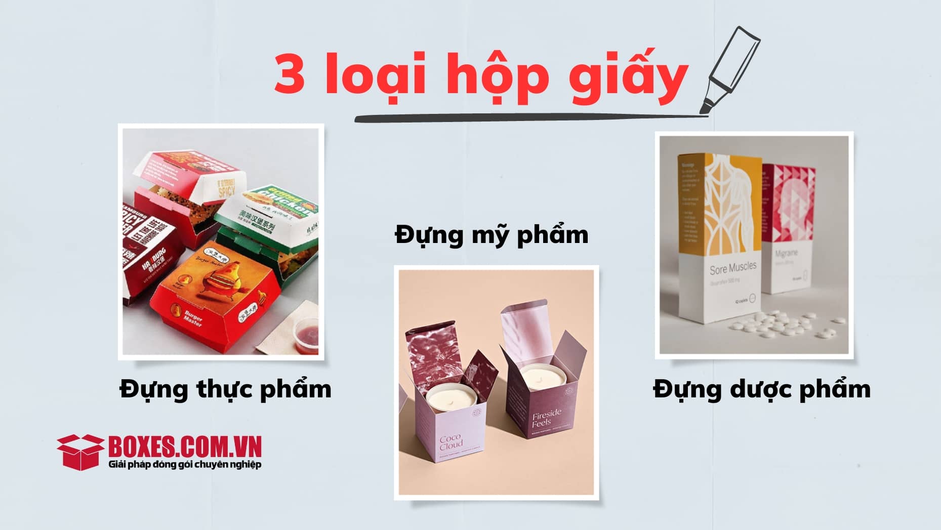 Top 3 loại hộp giấy được sử dụng phổ biến hiện nay
