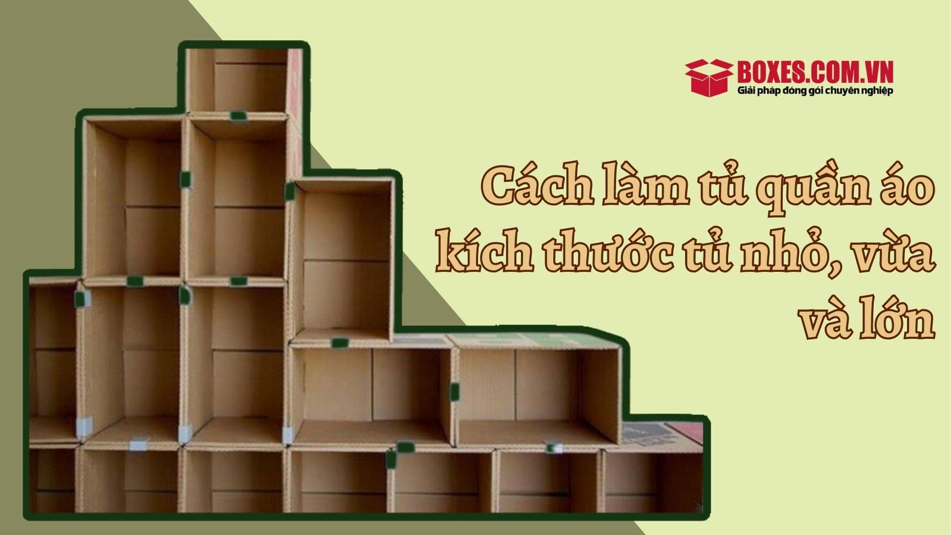 Hướng dẫn cách làm tủ quẩn áo có kích thước nhỏ, vừa và lớn theo nhu cầu của người tiêu dùng 
