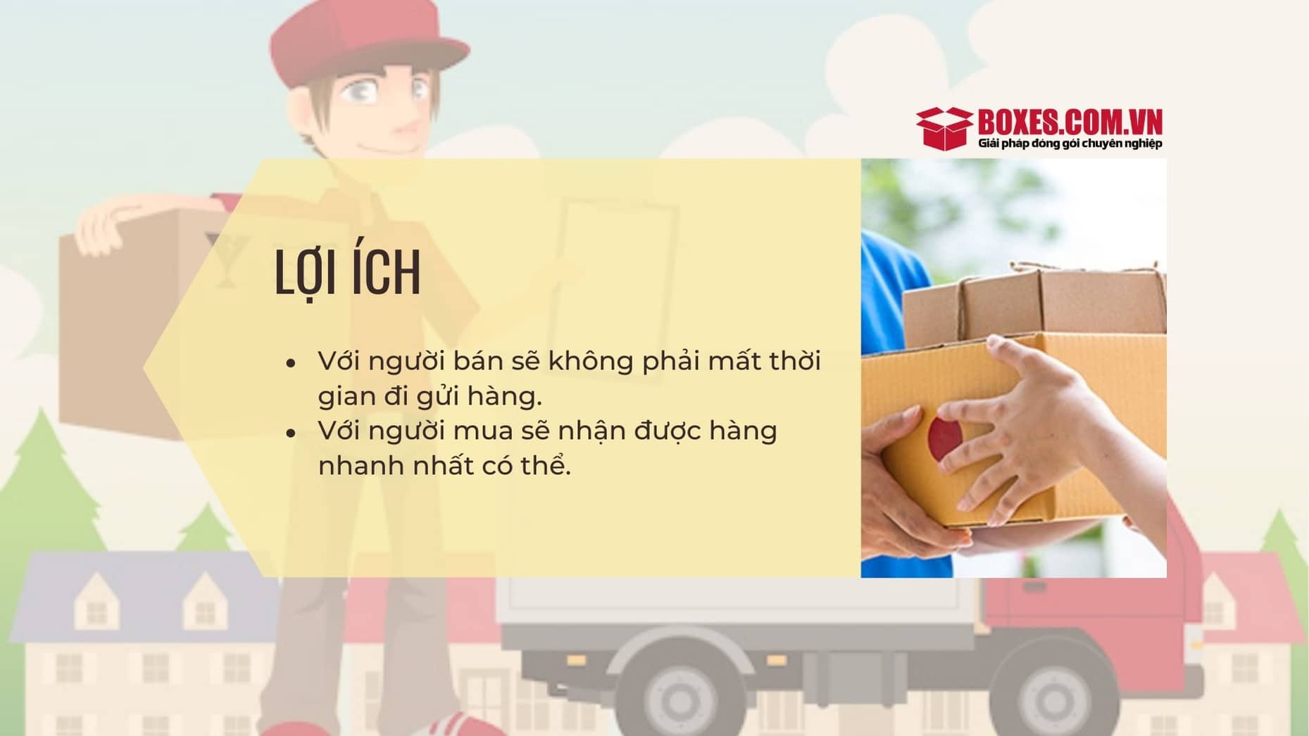 Chuyển phát nhanh đối với người mua và người bán