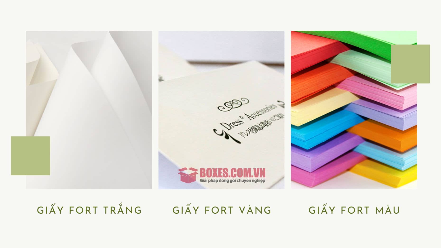 Có 3 loại giấy Fort được xuất hiện trên thị trường