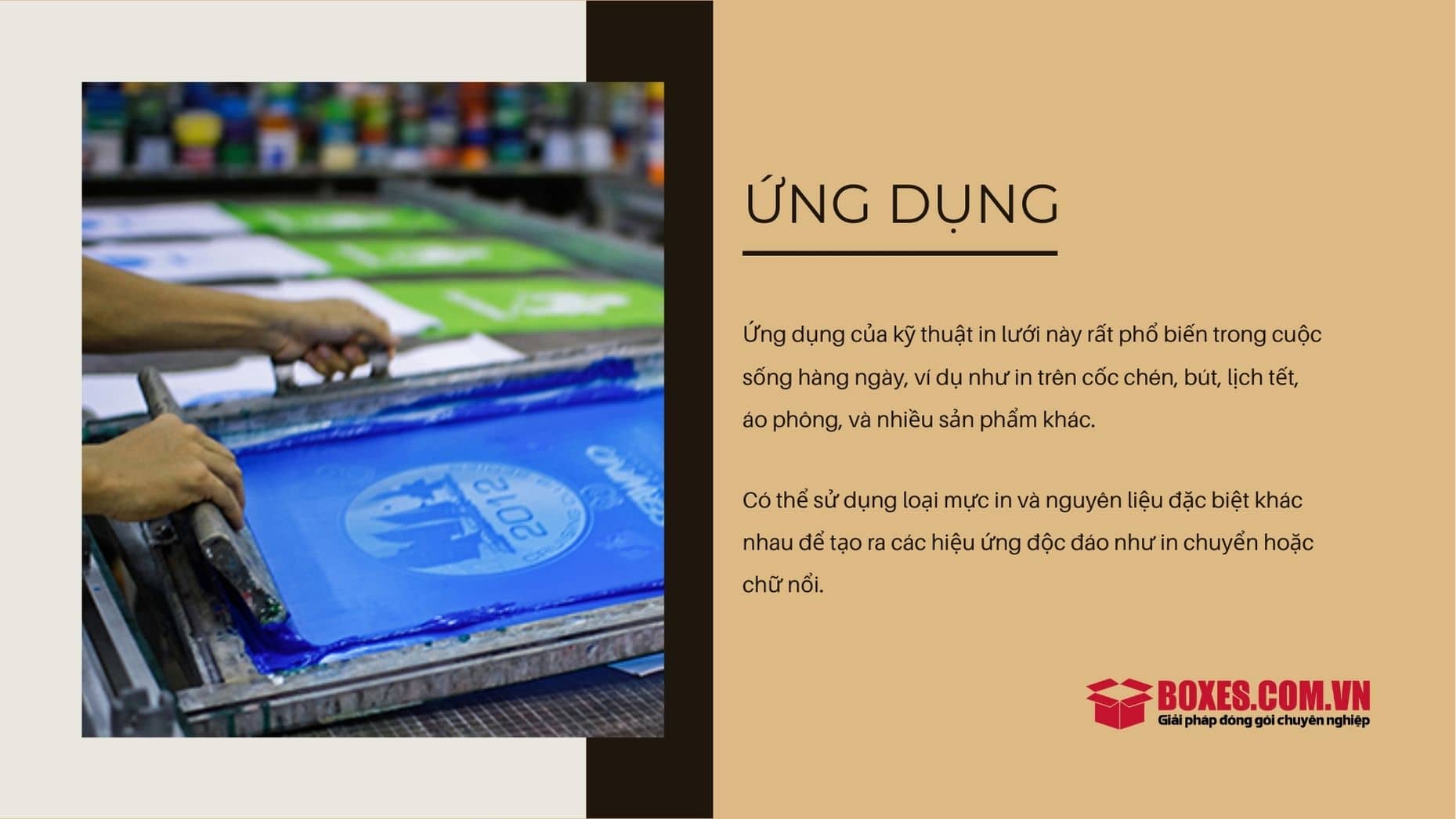 Công dụng của công nghệ in lưới