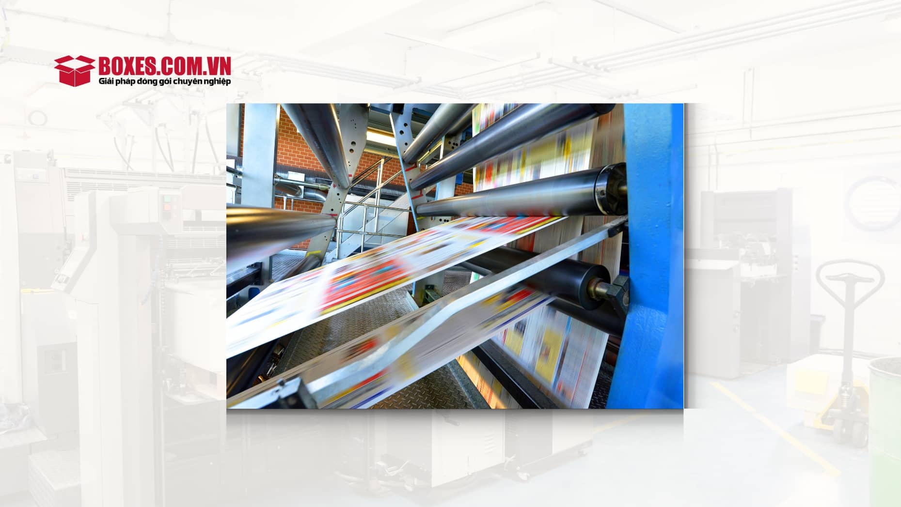 Công nghệ in offset được đưa vào sản xuất tại Boxes Việt Nam