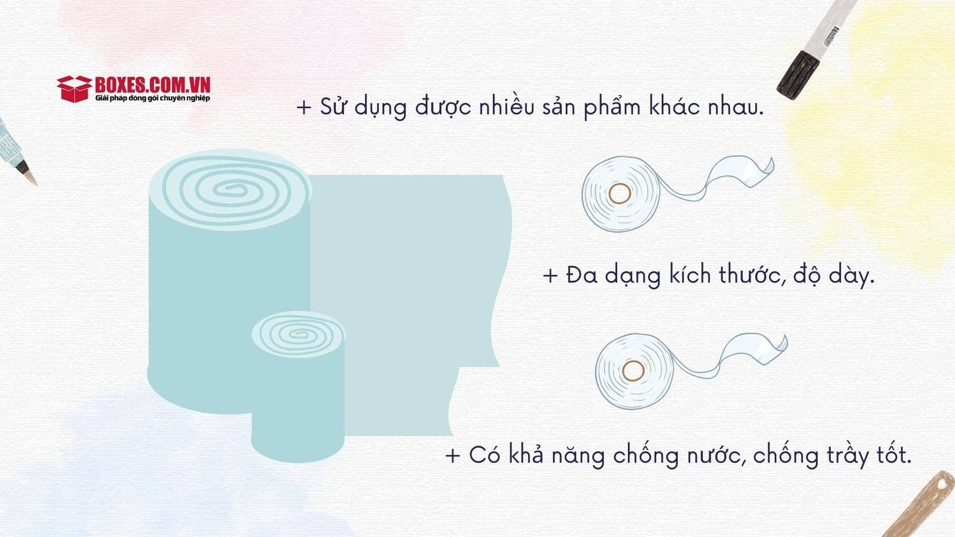 Cuộn xốp PE Foam bảo vệ các sản phẩm dễ vỡ