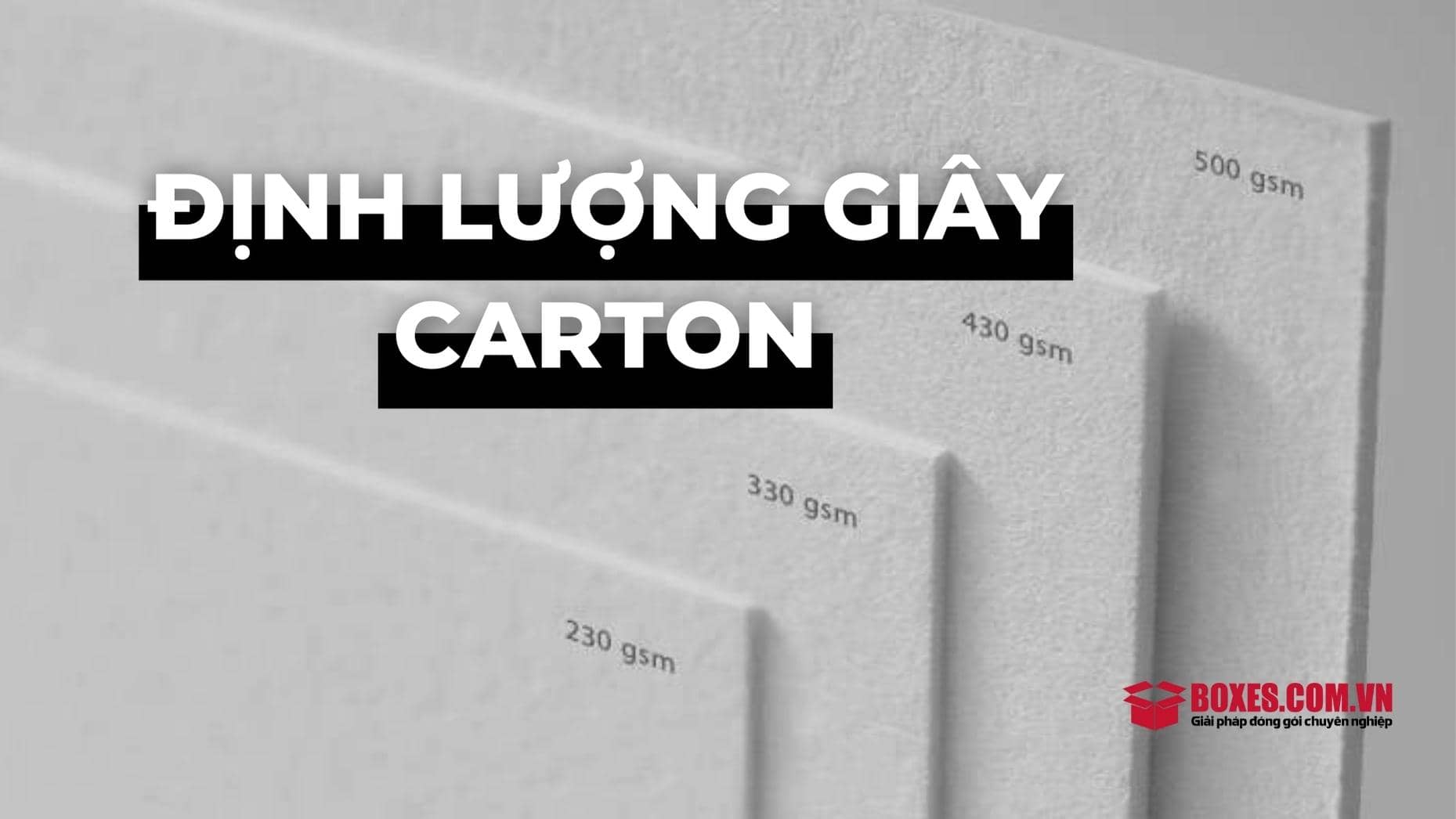 Định lượng giấy carton