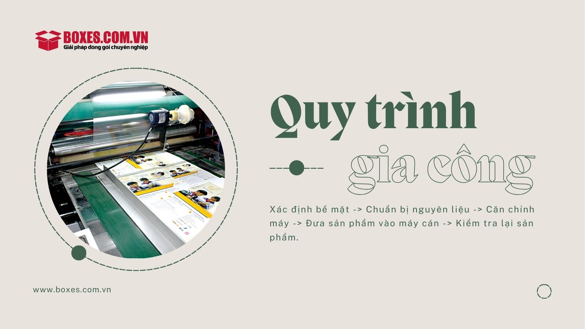 Gia công cán màng diễn ra như thế nào?