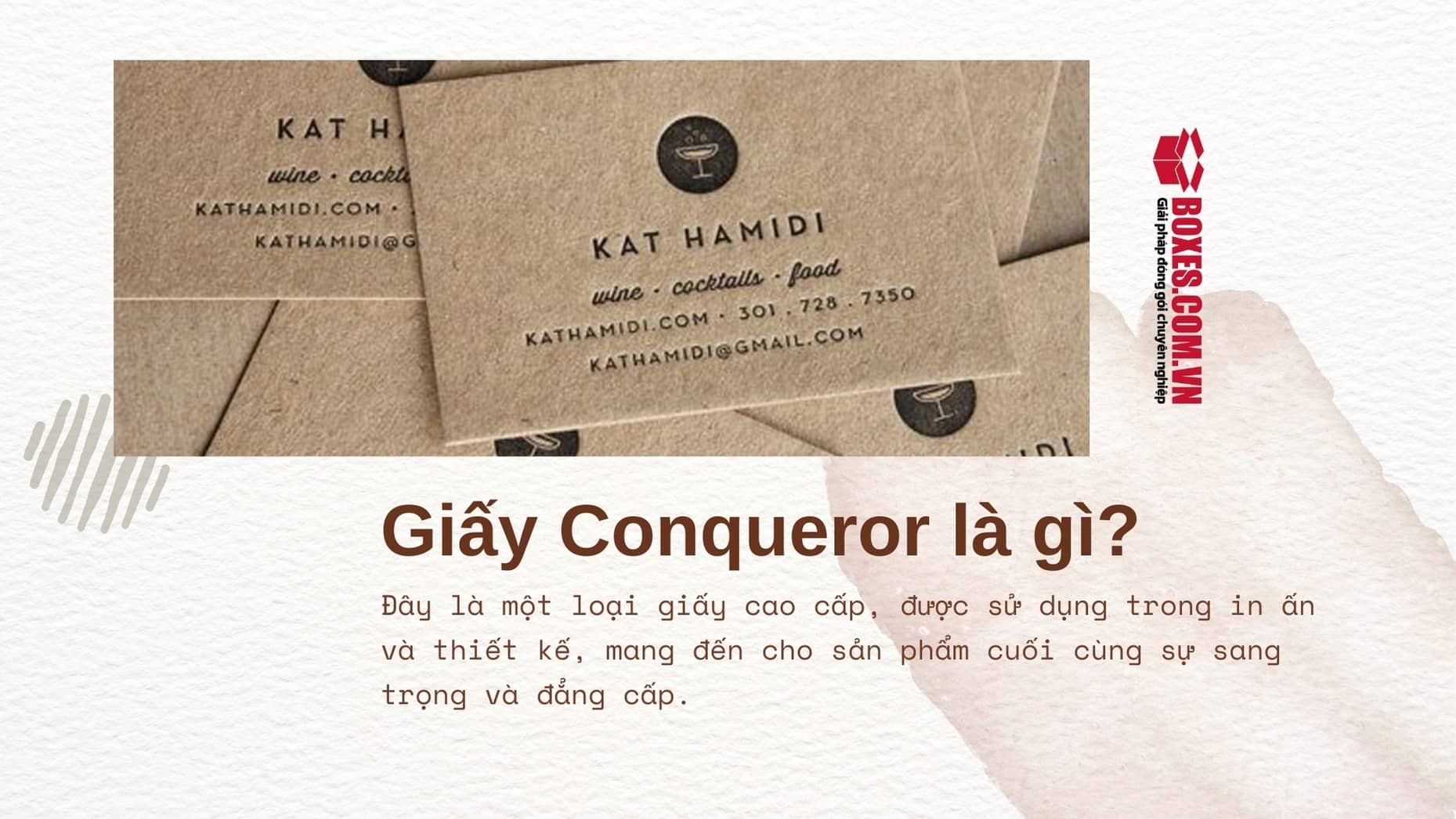Giấy Conqueror là gì?