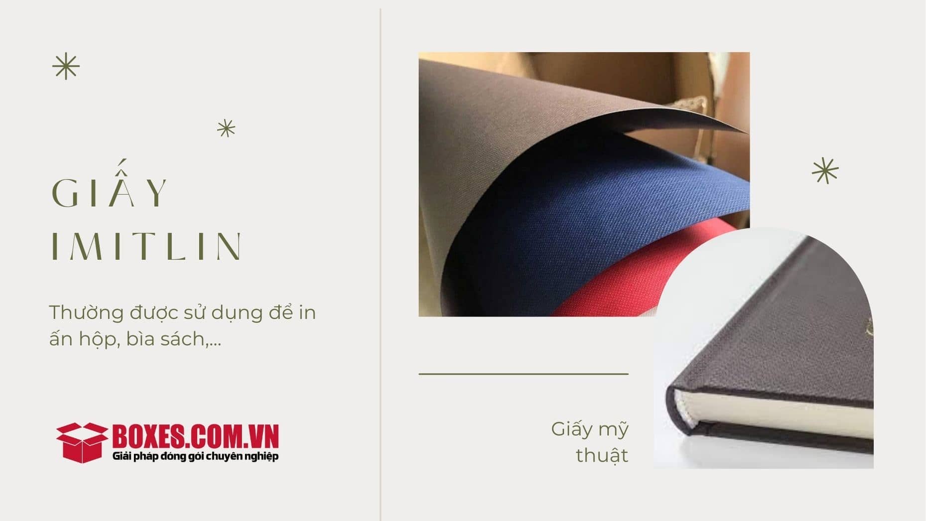 Giấy mỹ thuật imitlin