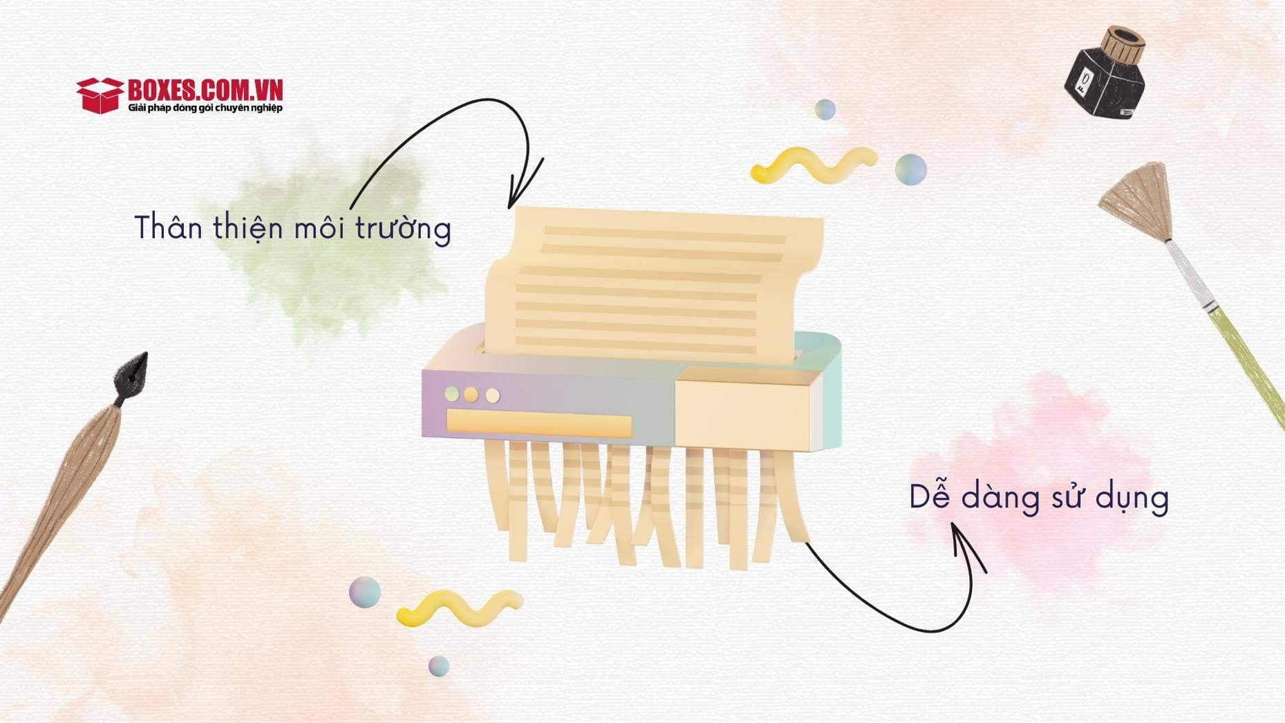 Giấy sợi vụn lựa chọn tinh tế trong đóng gói hàng hóa