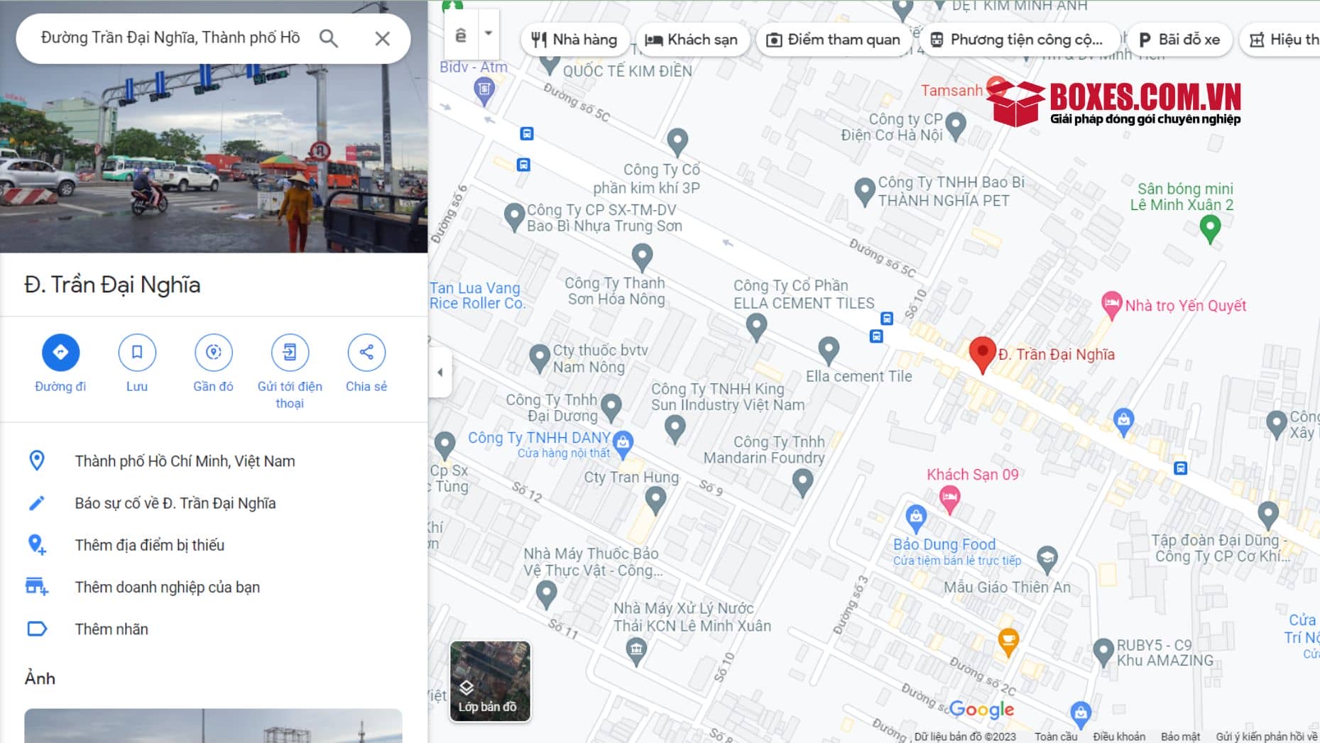 Google map Bưu cục cấp 3 KHL Bình Tân