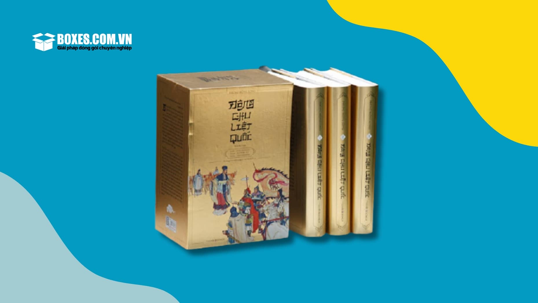 Hộp carton đựng sách dân gian
