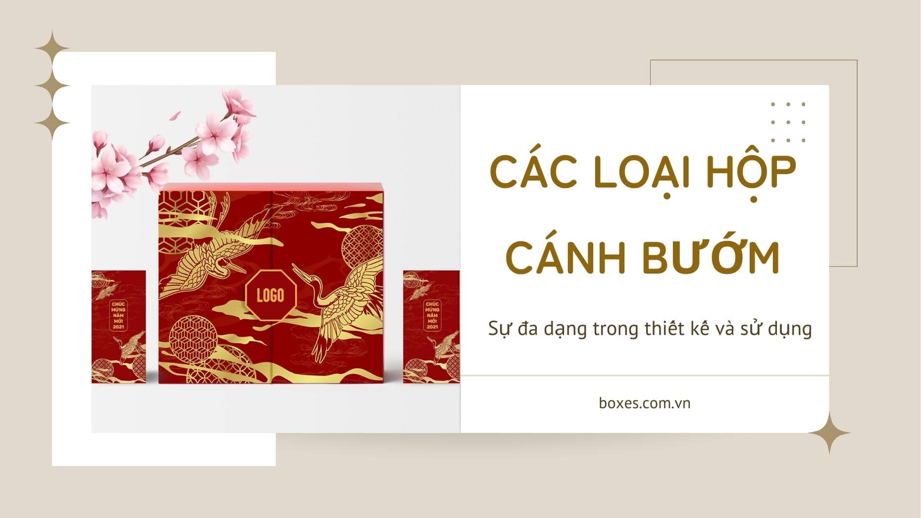 Khám phá các loại hộp cánh bướm hiện nay cùng Boxes Việt Nam