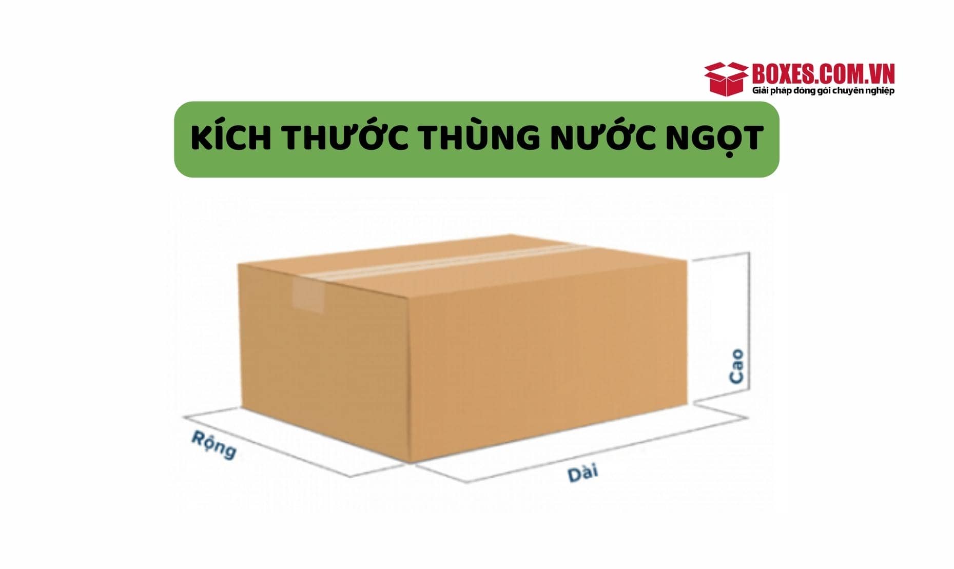 Xác định được kích D,R,C của thùng nước ngọt