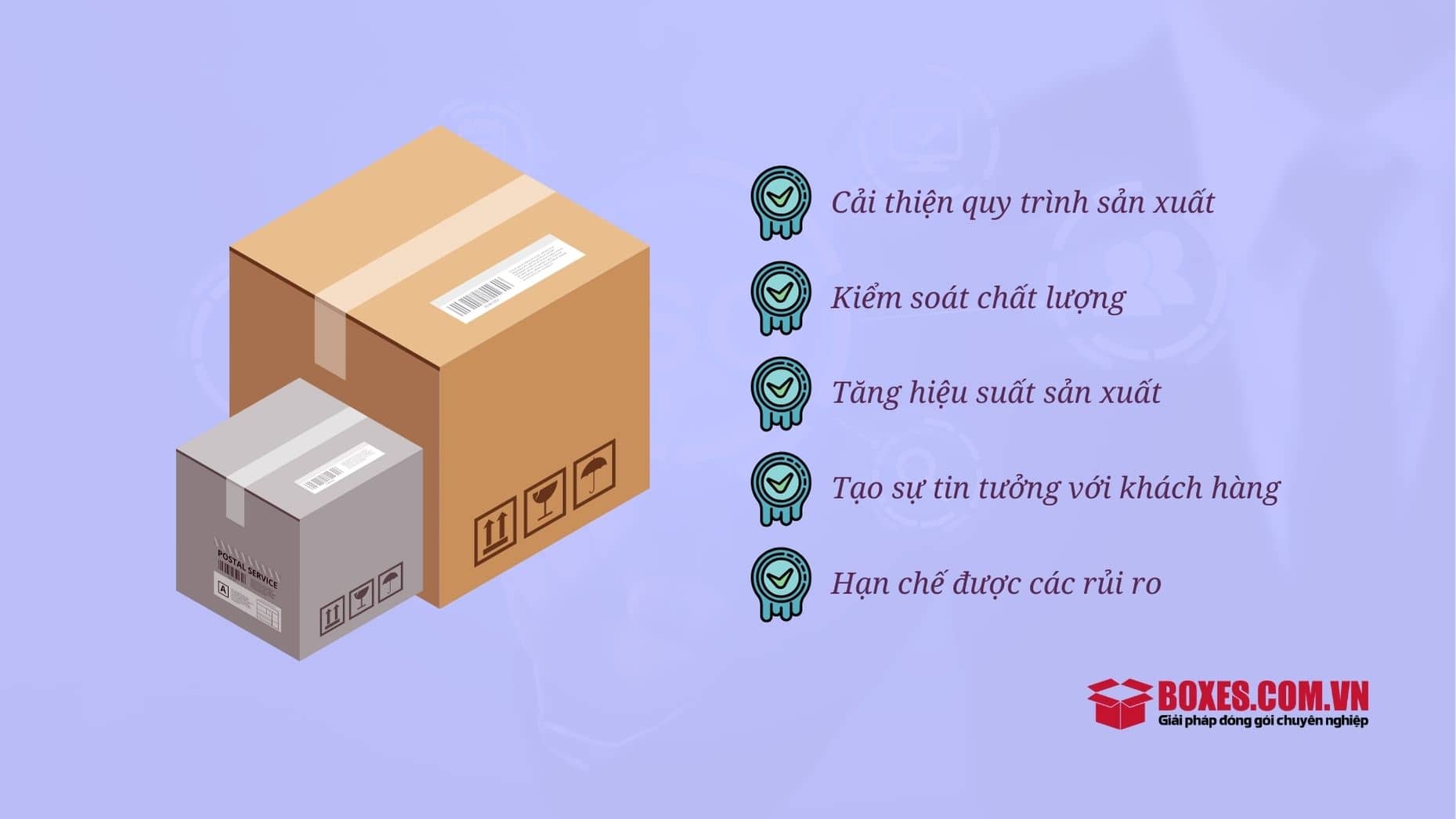 Lợi ích của tiêu chuẩn ISO 9001 đối với ngành bao bì giấy