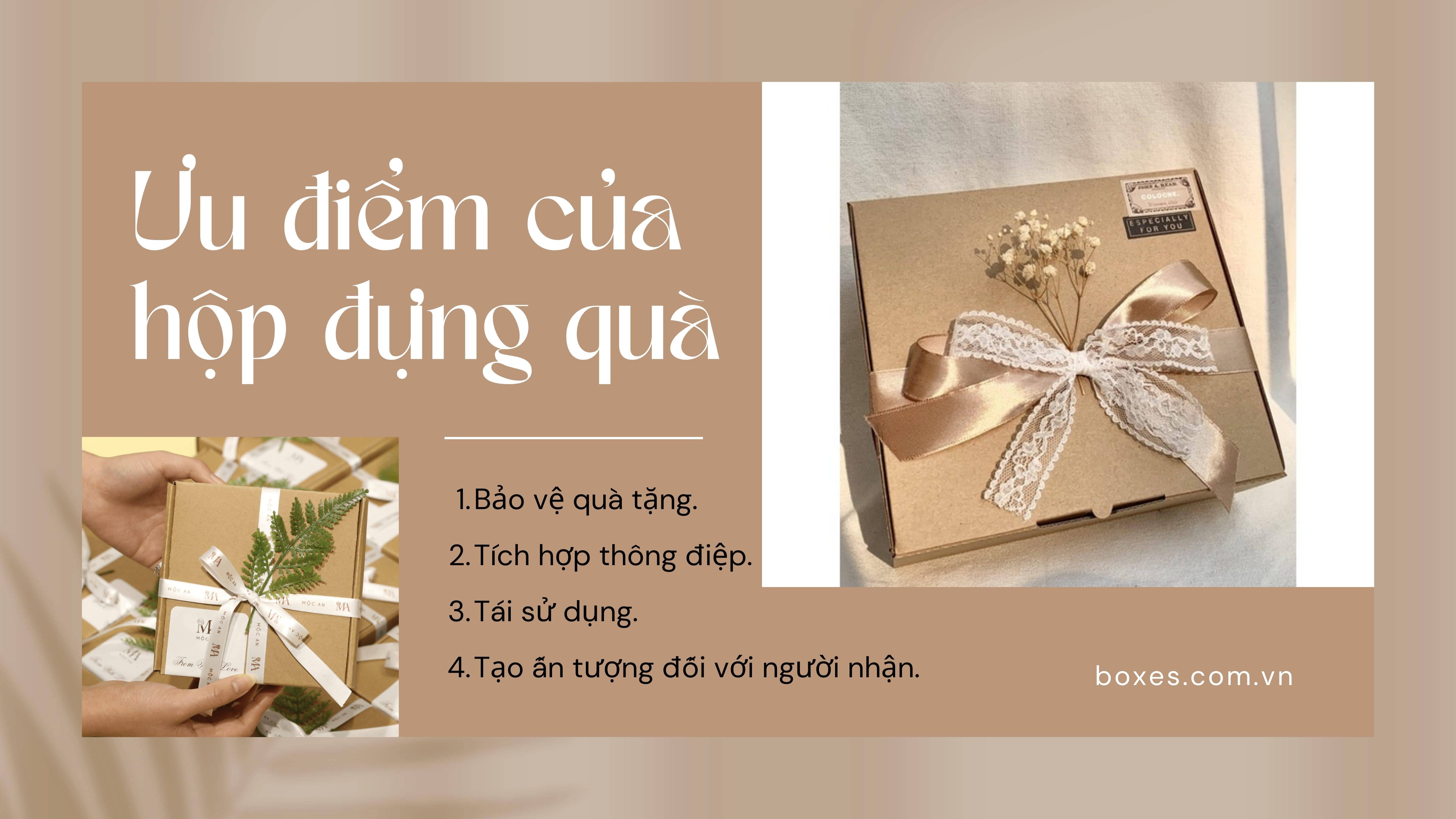 Lợi ích của việc sử dụng hộp đựng quà