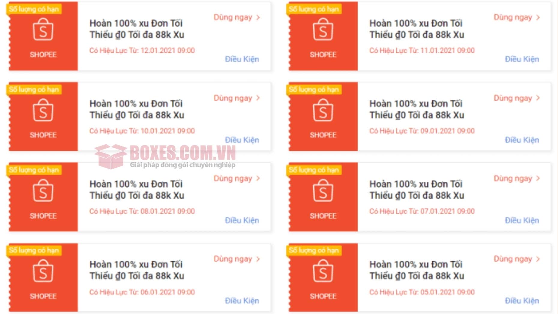 Mã giảm giá của shopee dành riêng cho khách hàng
