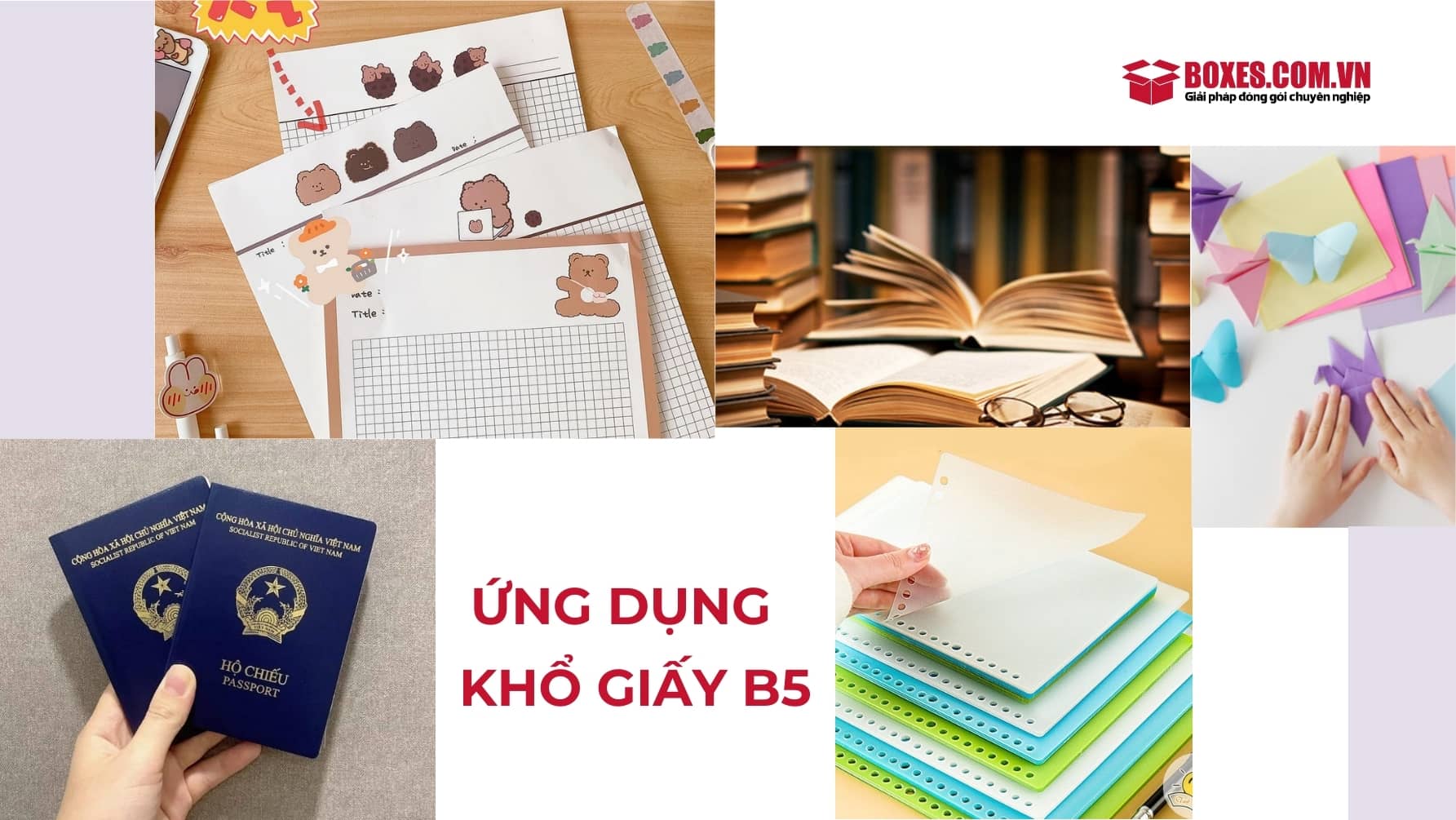 Một số ứng dụng phổ biến của khổ giấy b5
