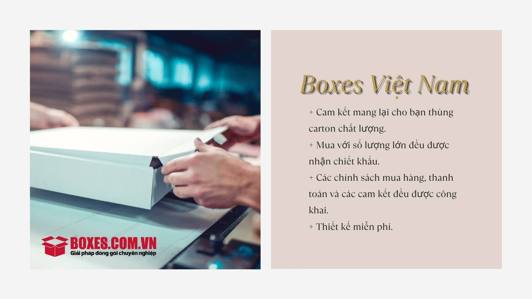 Mua thùng carton giá rẻ tại Boxes Việt Nam