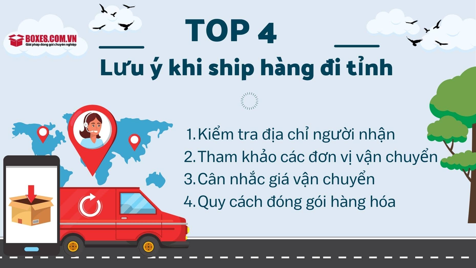 Nắm chắc 4 lưu ý cách ship hàng đi tỉnh
