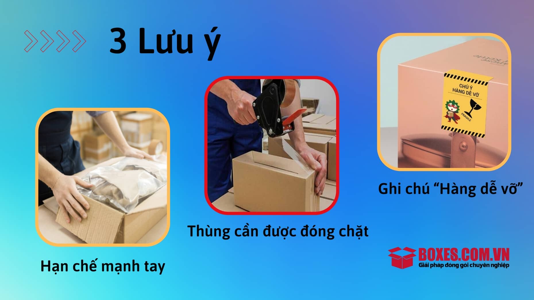 Những lưu ý trong quá trình đóng hàng
