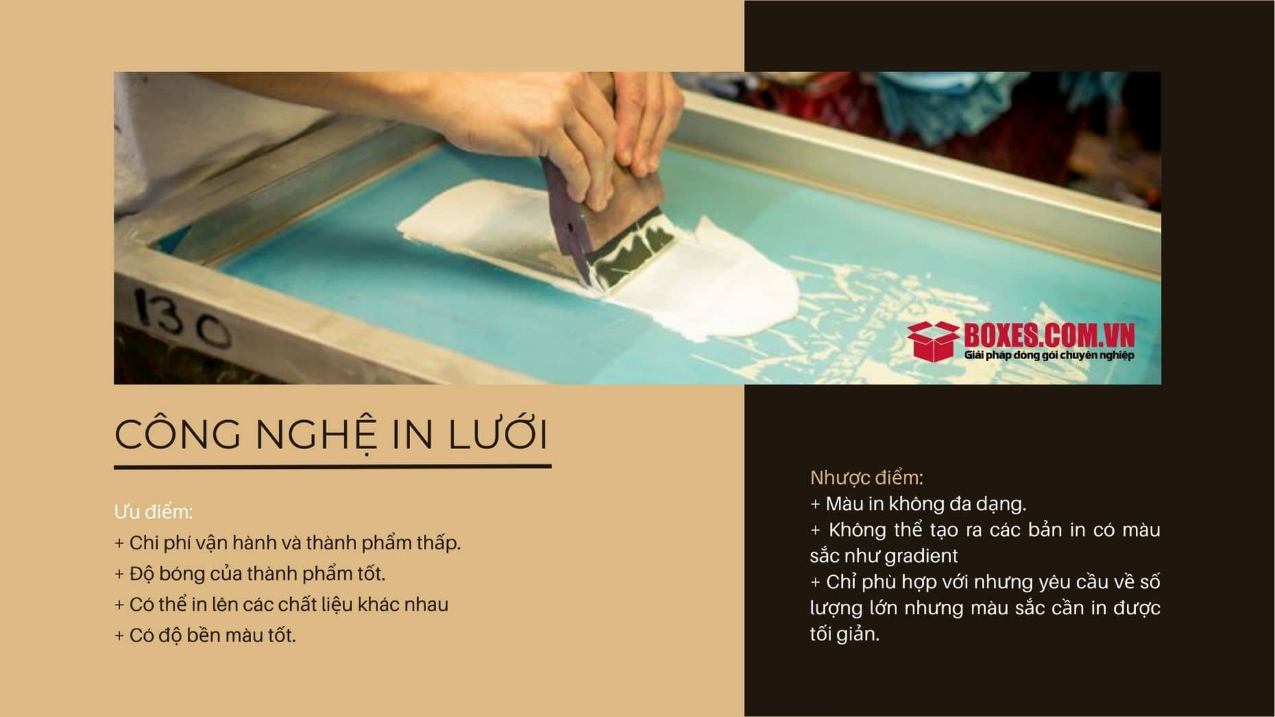 Thế mạnh và điểm yếu của công nghệ in lưới