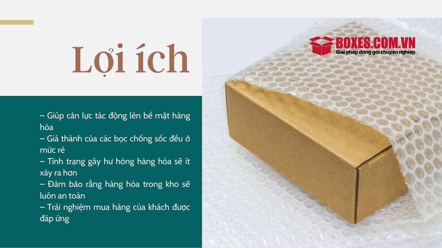 Tại sao bọc chống sốc lại phổ biến đến vậy