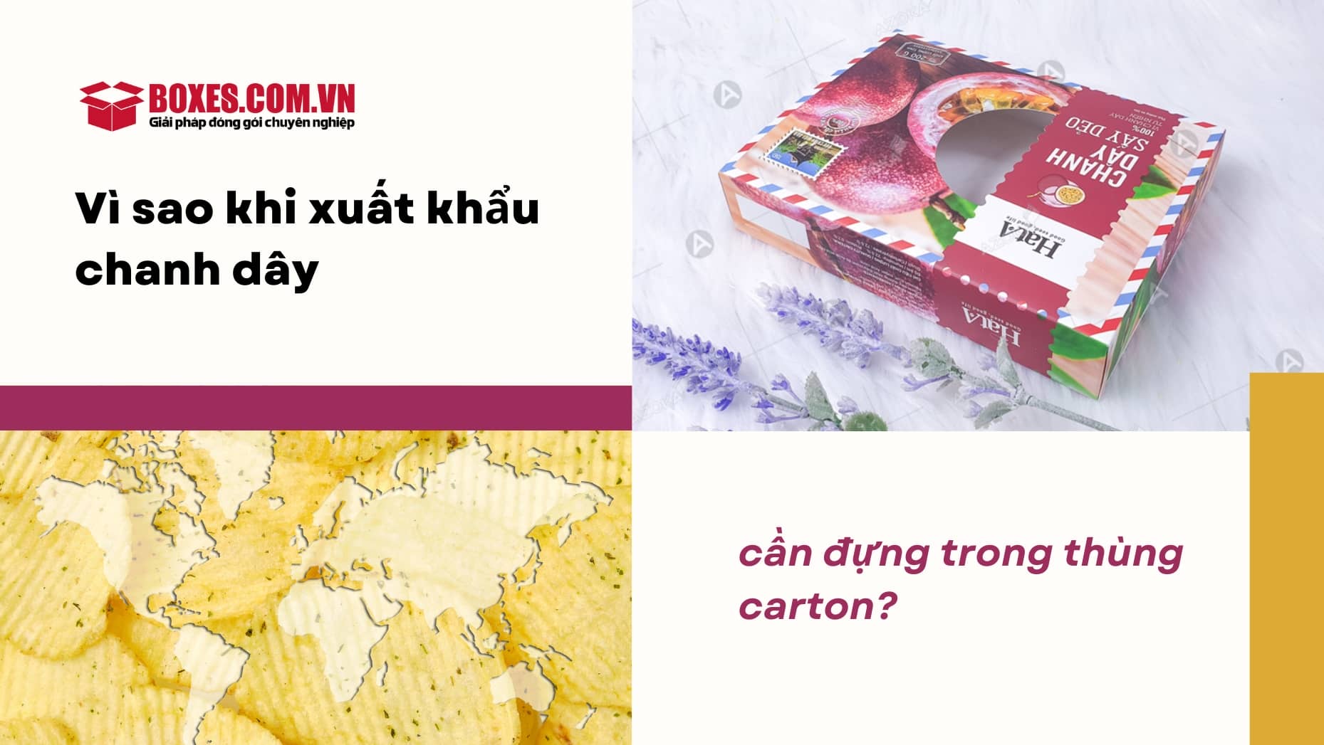 Tại sao nên sử dụng thùng carton đựng chanh dây