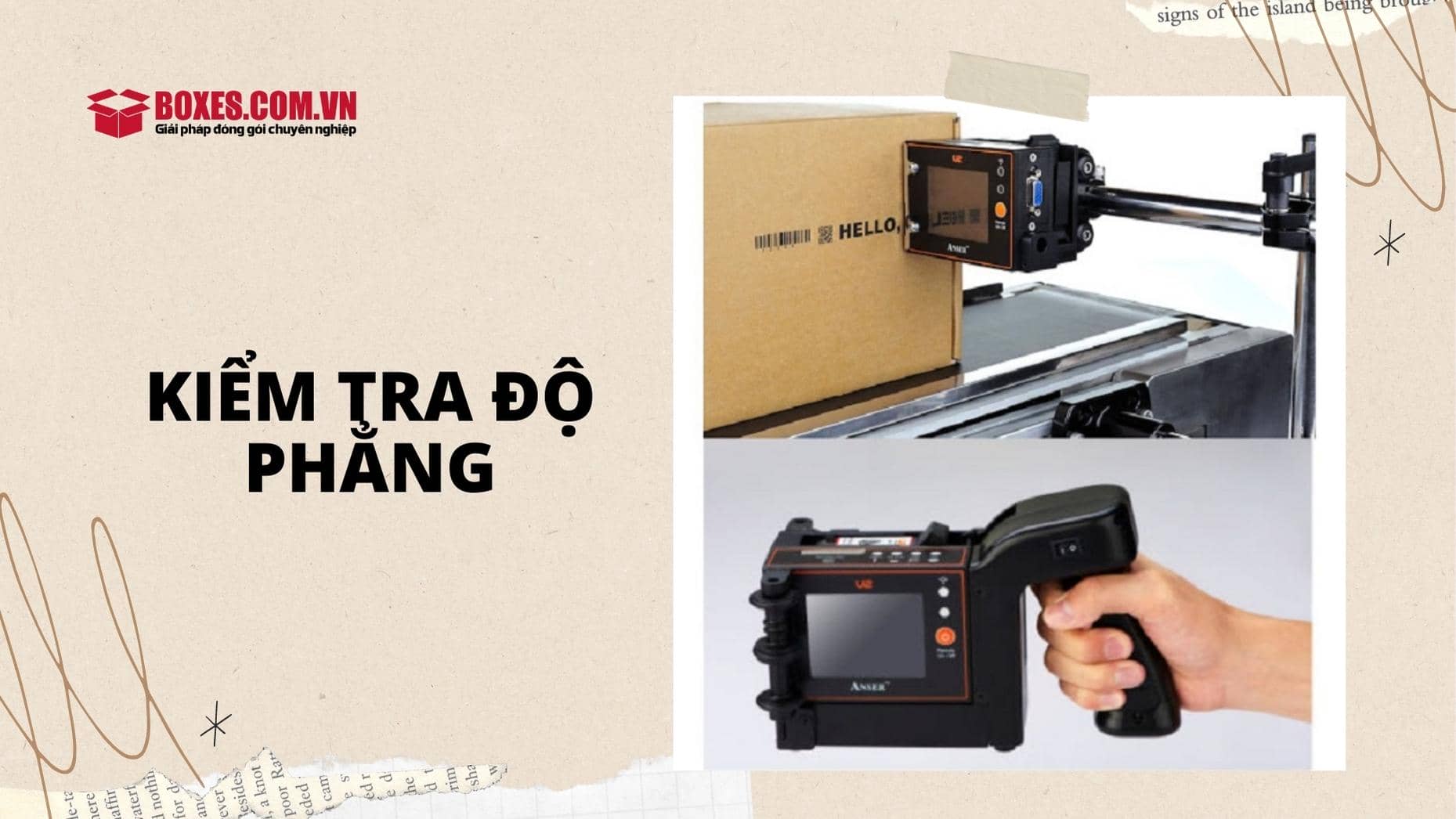 Thiết bị kiểm tra độ phẳng của giấy