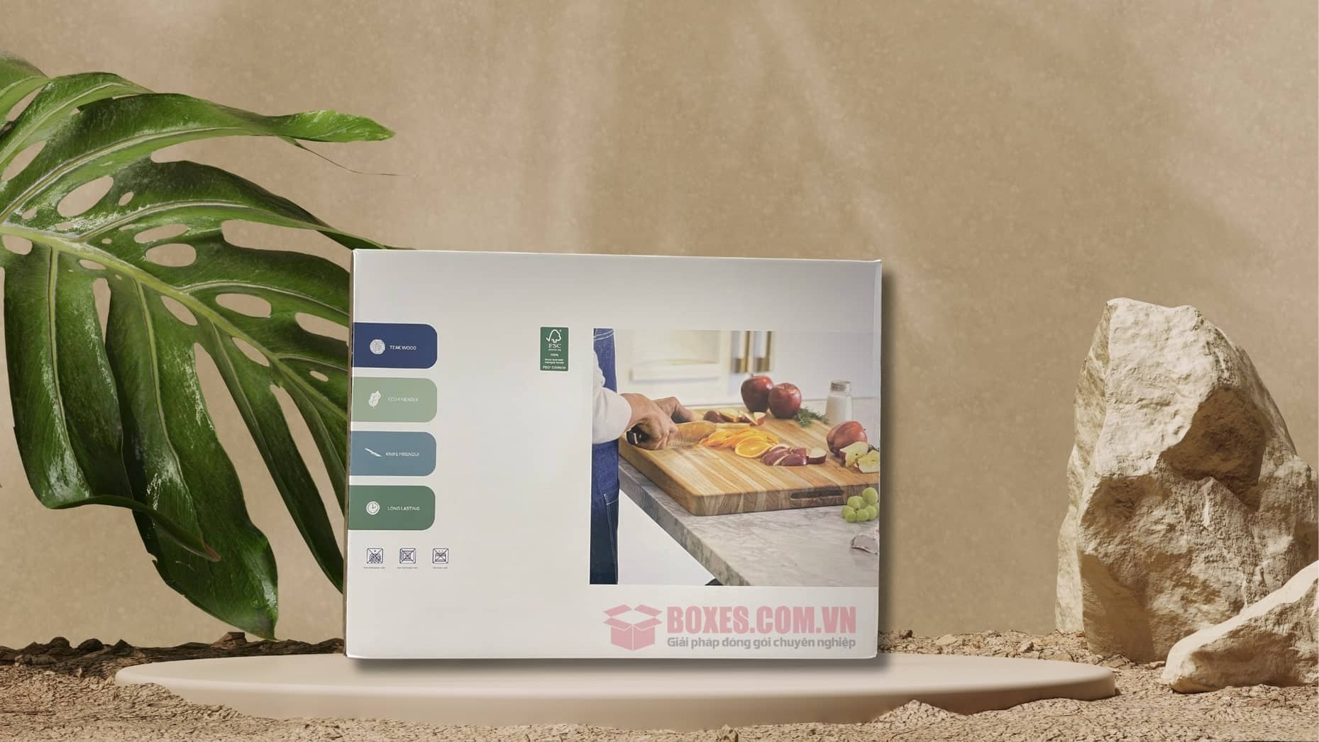 Thùng carton đựng thớt có độ chịu lực cao