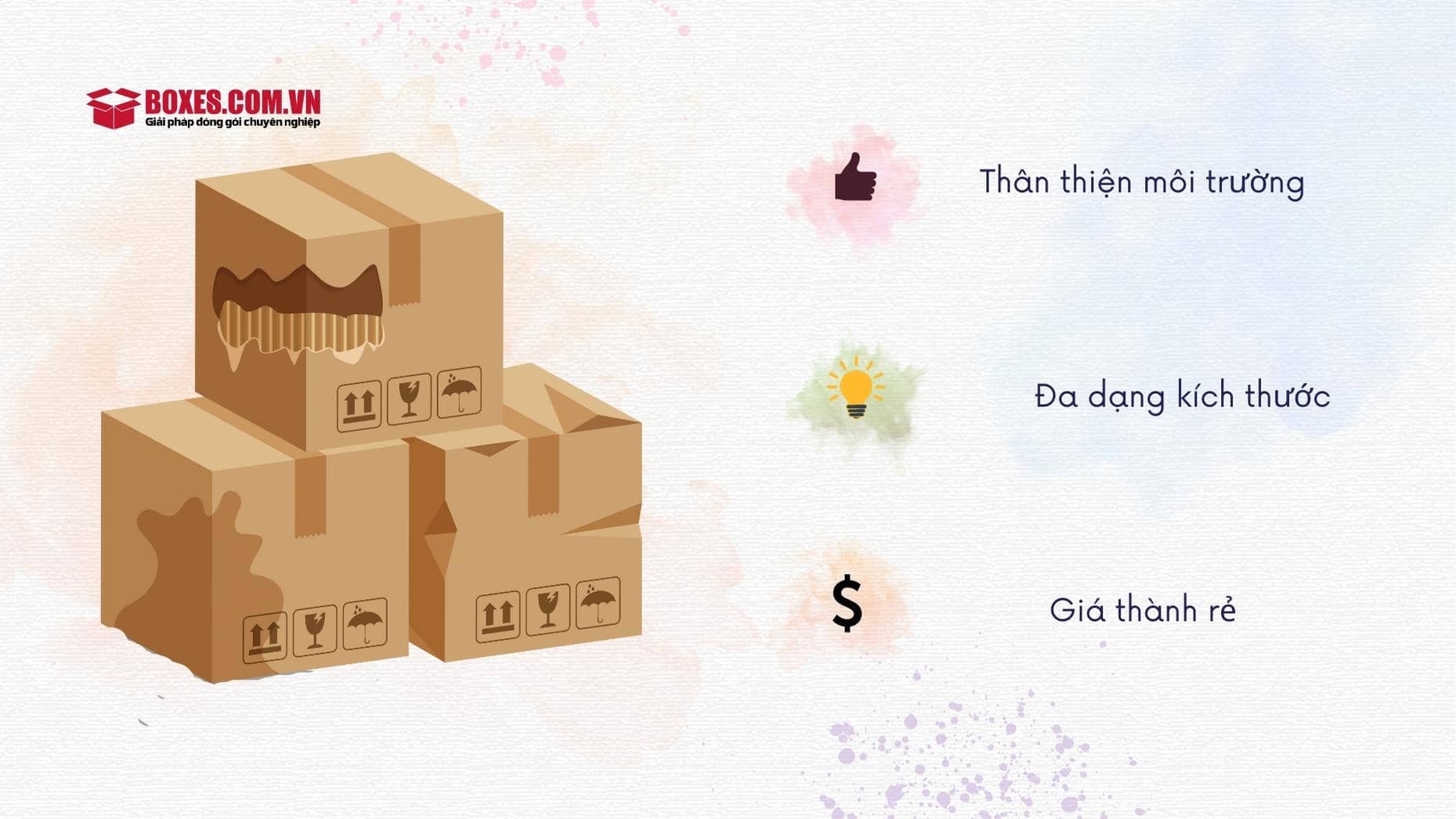 Thùng/hộp carton giúp đảm bảo an toàn hàng hóa