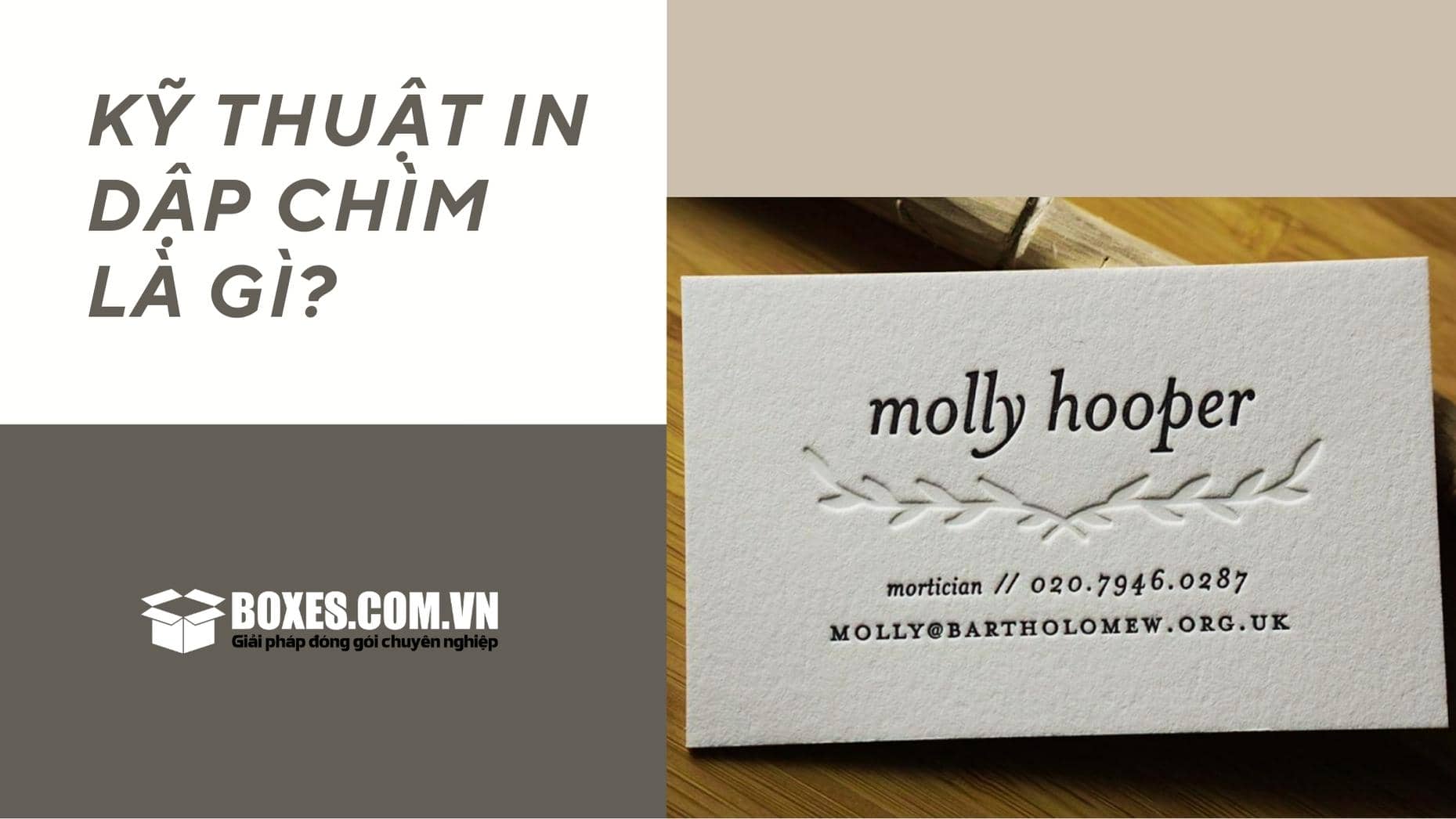 Tìm hiểu về kỹ thuật in dập chìm