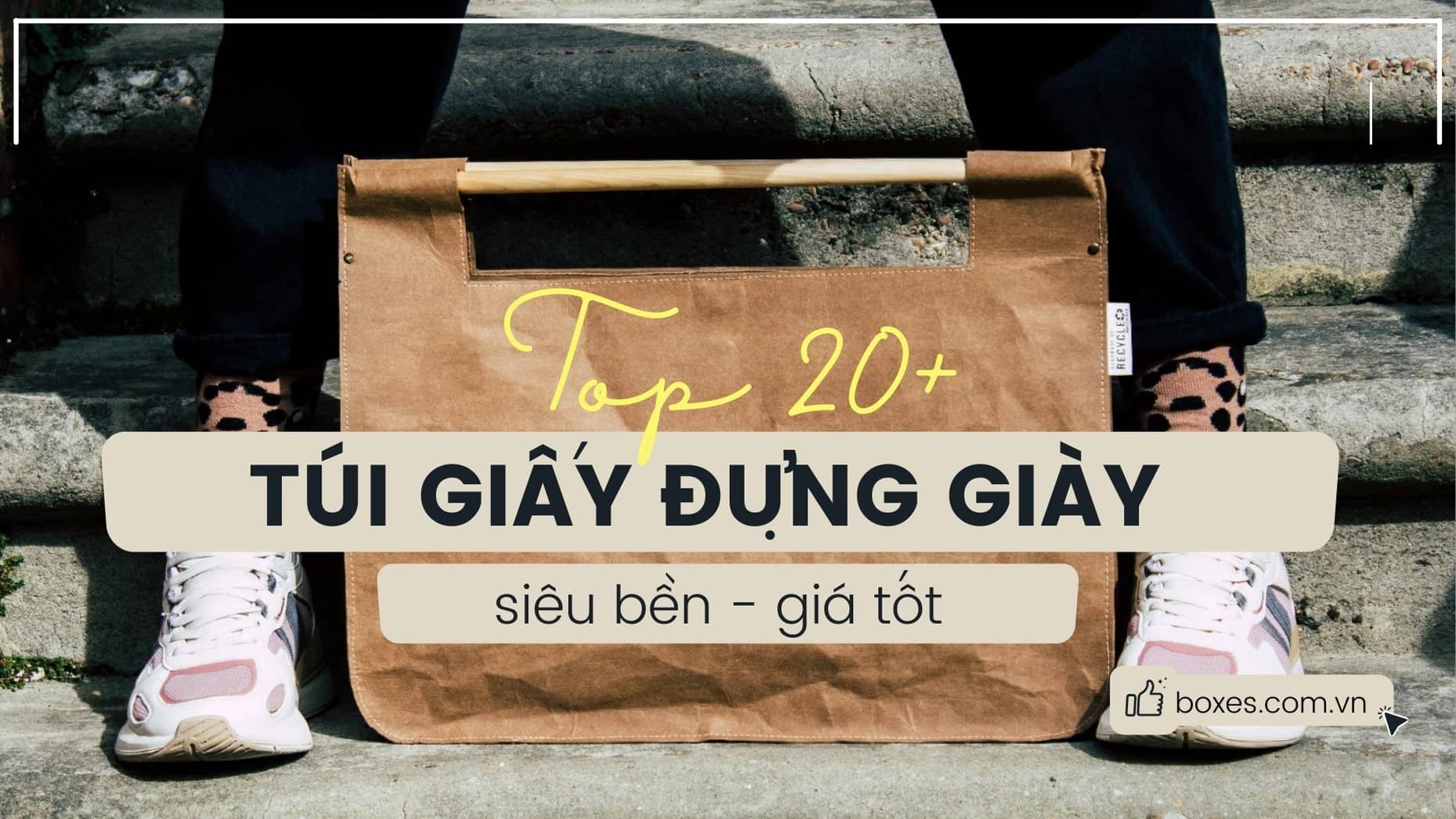 Túi giấy đựng giày siêu bền, giá tốt