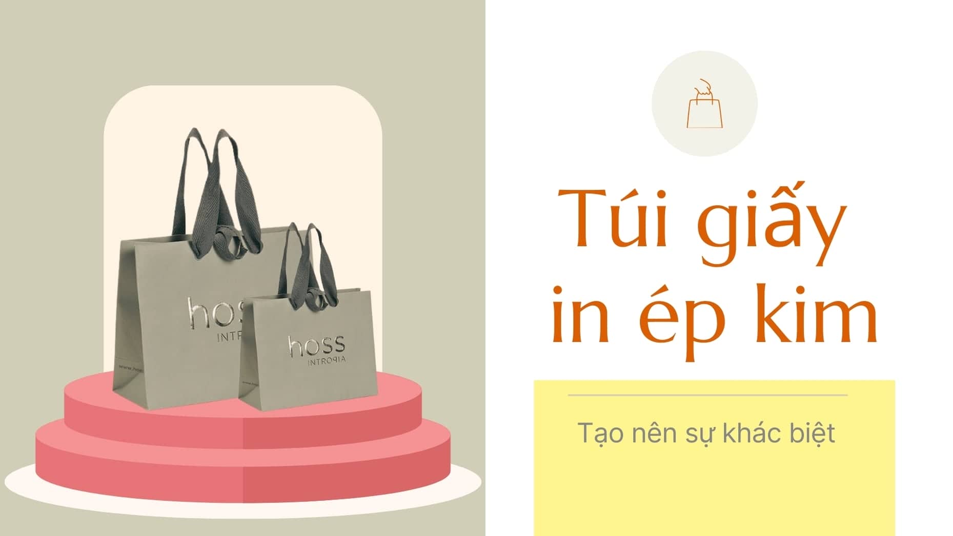 Túi giấy ép kim tạo nên sự khác biệt tại Boxes Việt Nam