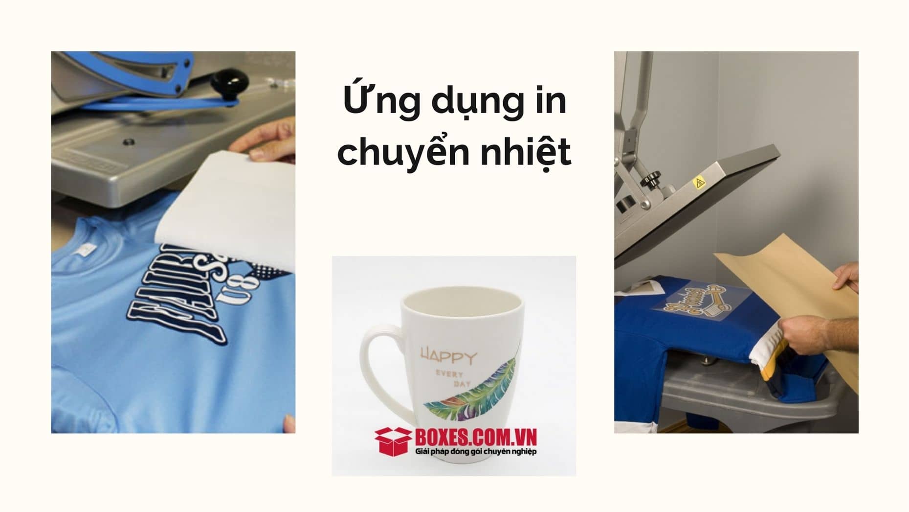Ứng dụng của công nghệ in chuyển nhiệt