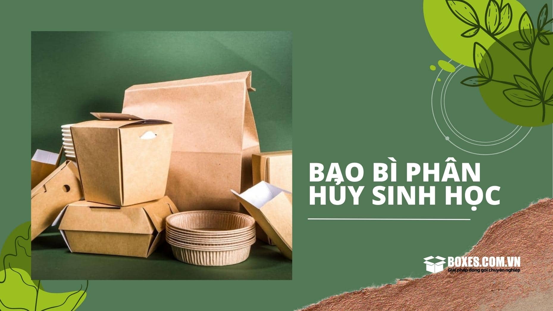 Bao bì làm từ vật liệu có thể tự phân hủy sinh học