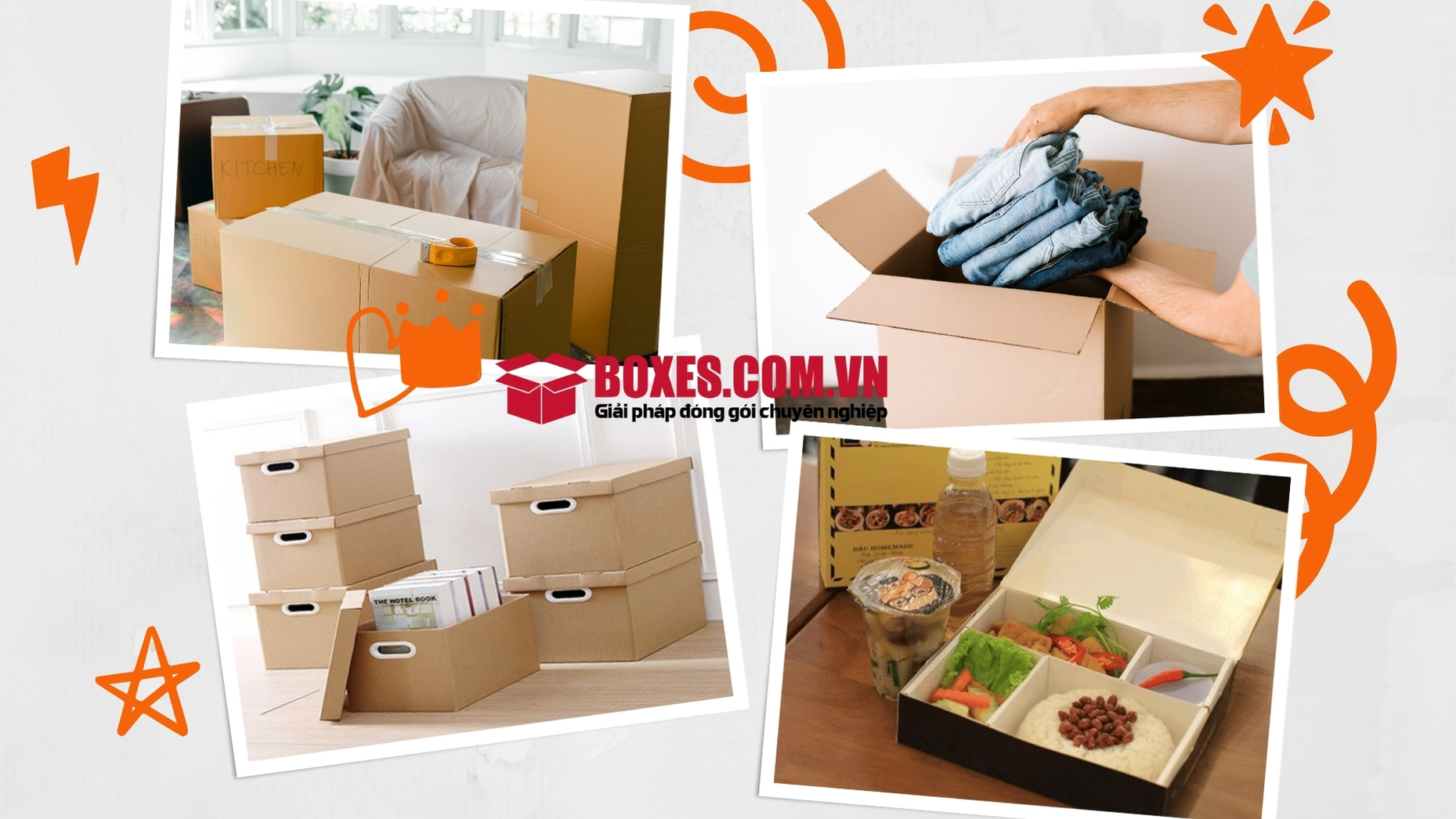 Bốn loại thùng carton được sử dụng phổ biến nhất quận Bình Thạnh