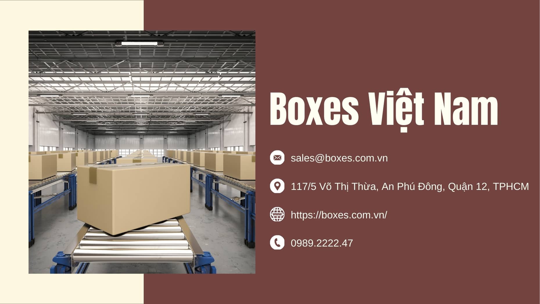 Boxes Việt Nam- Địa chỉ sản xuất thùng carton số lượng ít chất lượng