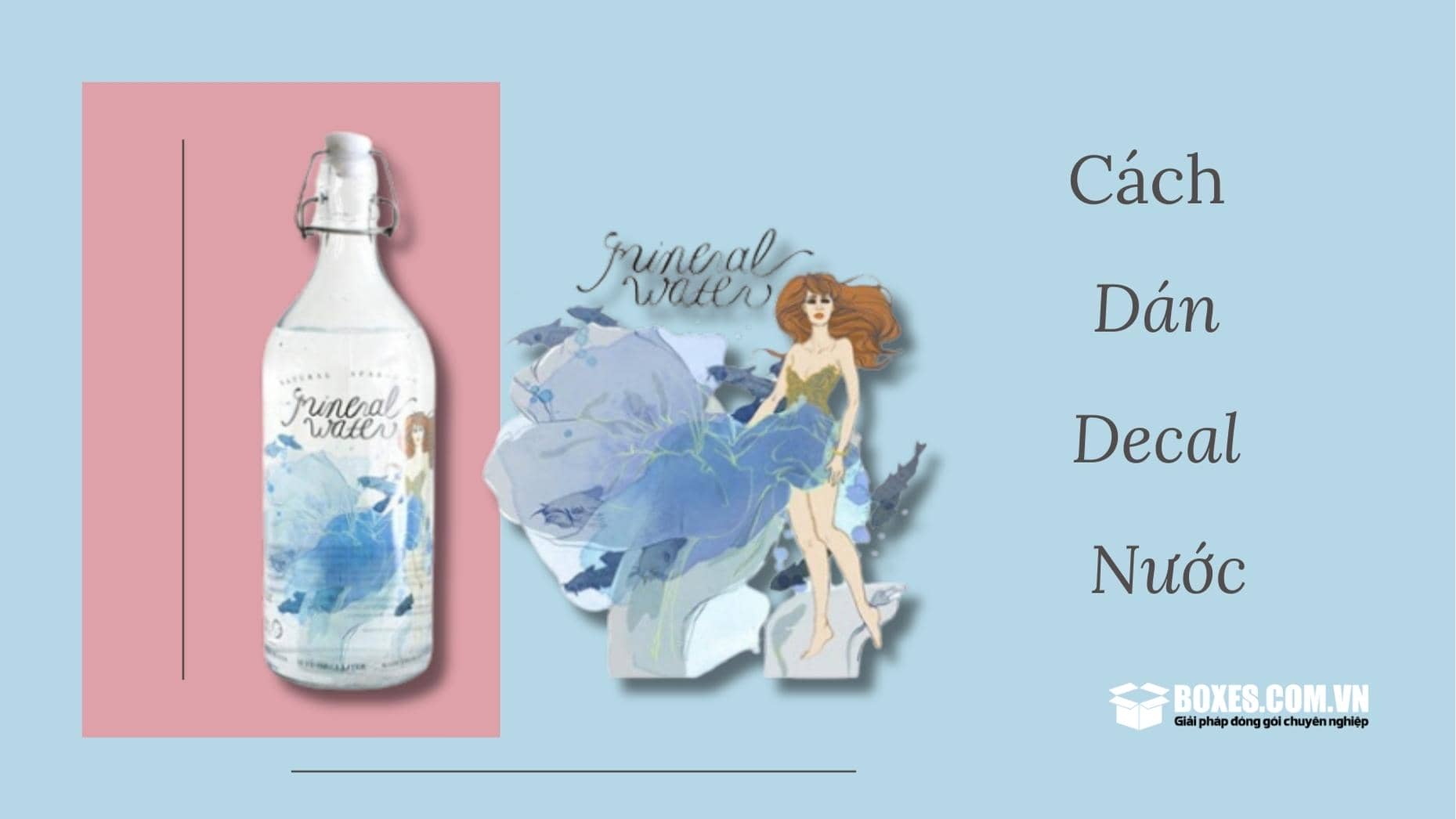 Cách dán decal nước lên sản phẩm