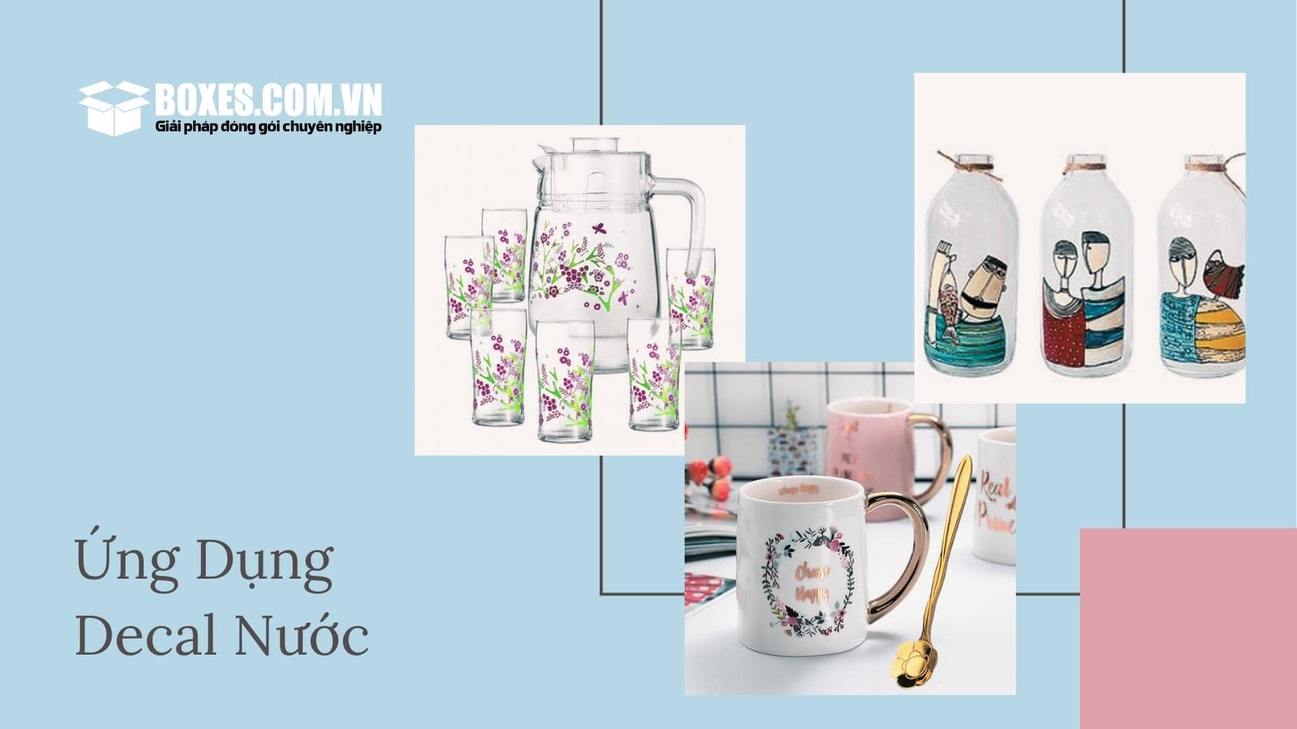 Decal nước được sử dụng trong lĩnh vực nào