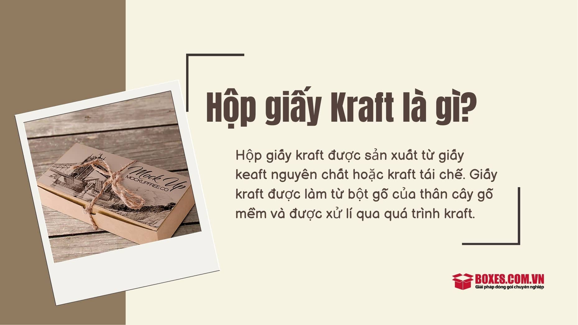 Định nghĩa về hộp giấy Kraft trên thị trường