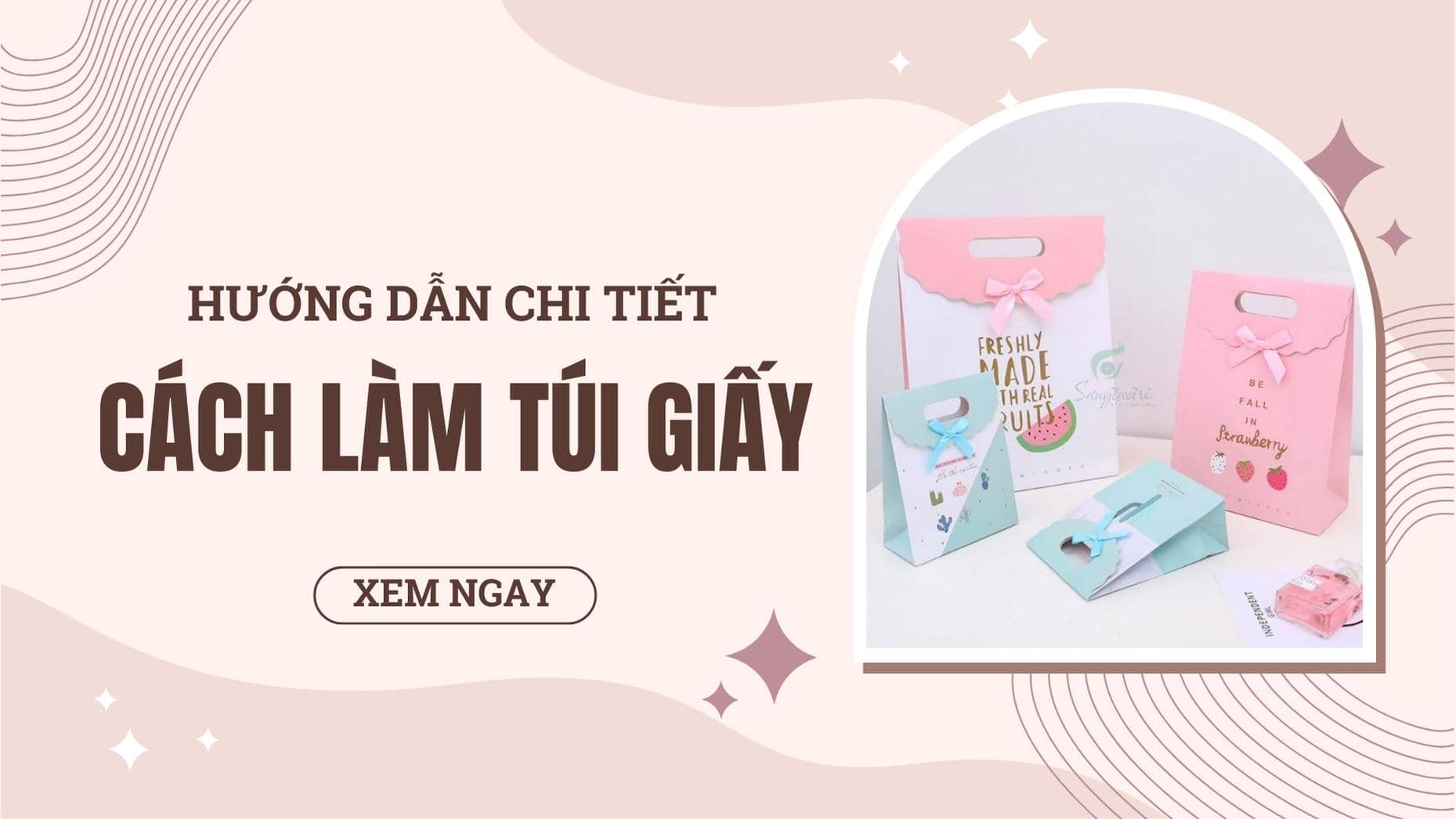 Hướng dẫn chi tiết cách làm túi giấy đơn giản năm 2023
