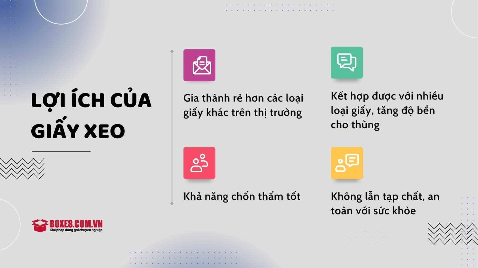 Lợi ích của giấy xeo